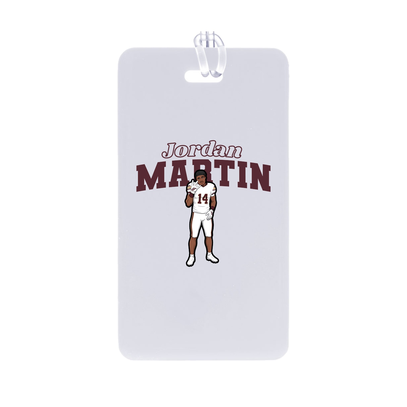 Bag Tag — Name Arch in Classic