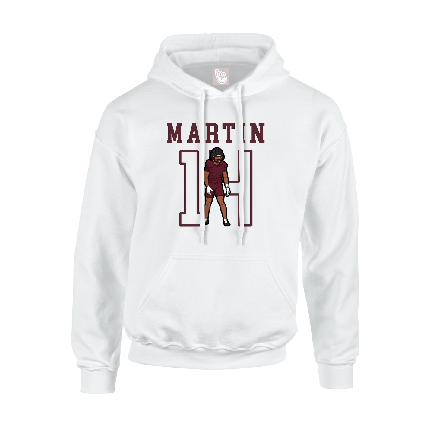 Youth Hoodie — Shirsey in White