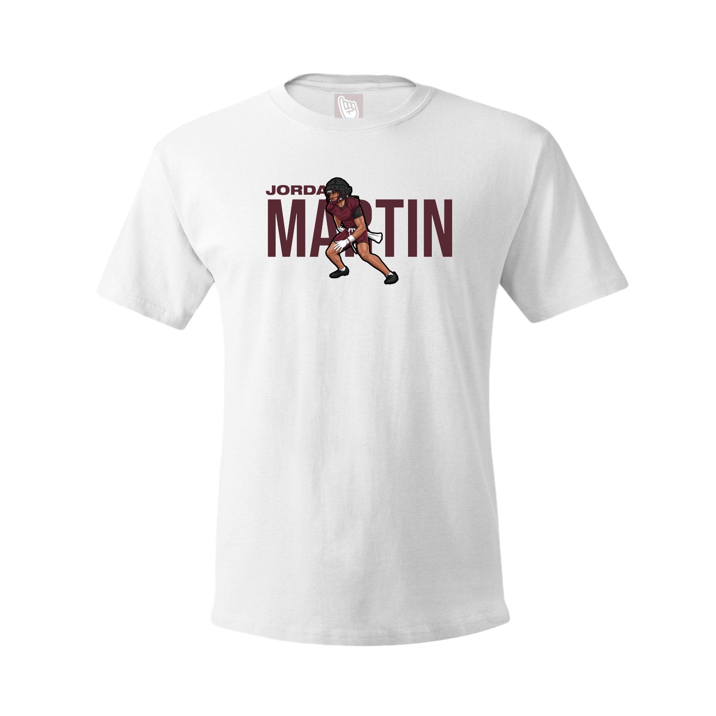 Youth Tee — Player Name in White
