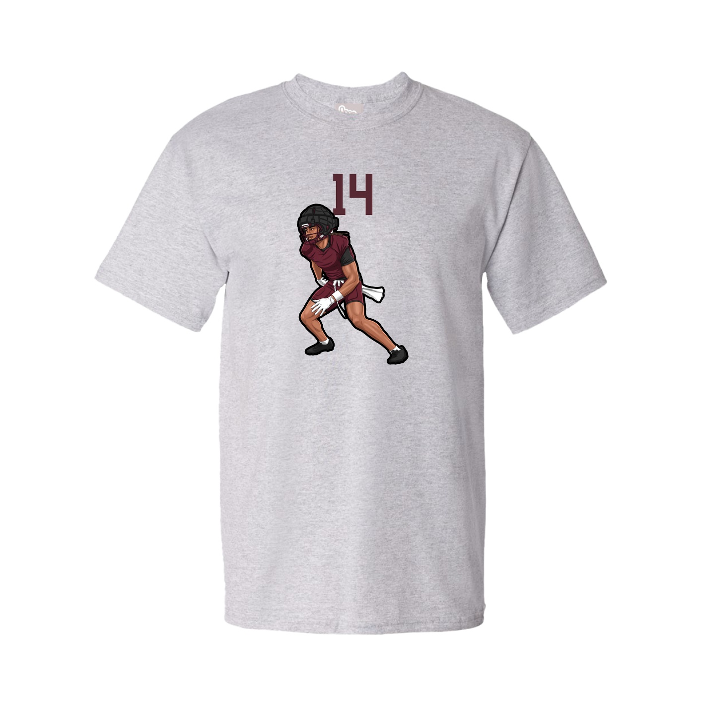 Tee — Number Top in Grey