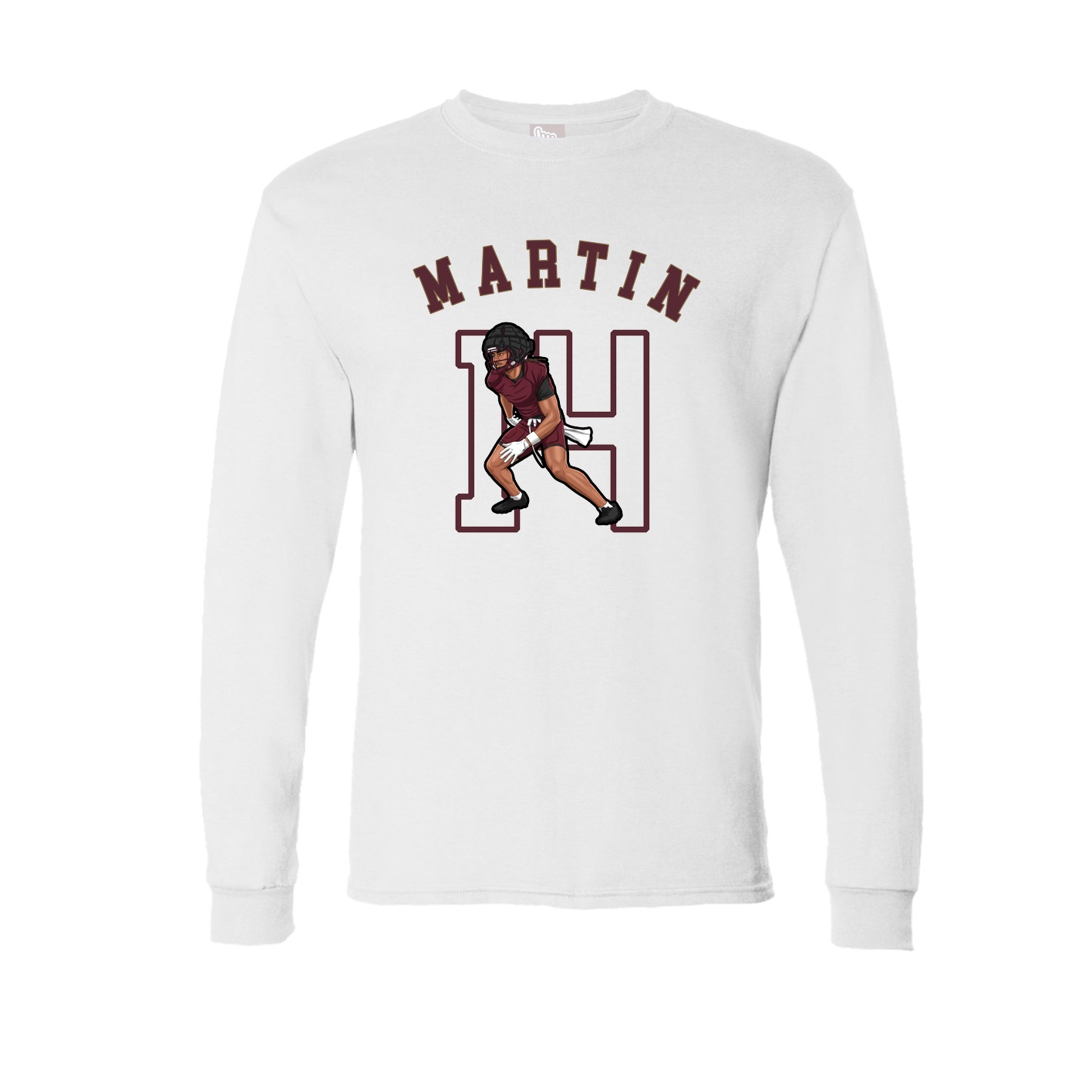 Long Sleeve Tee — Shirsey Arch in White
