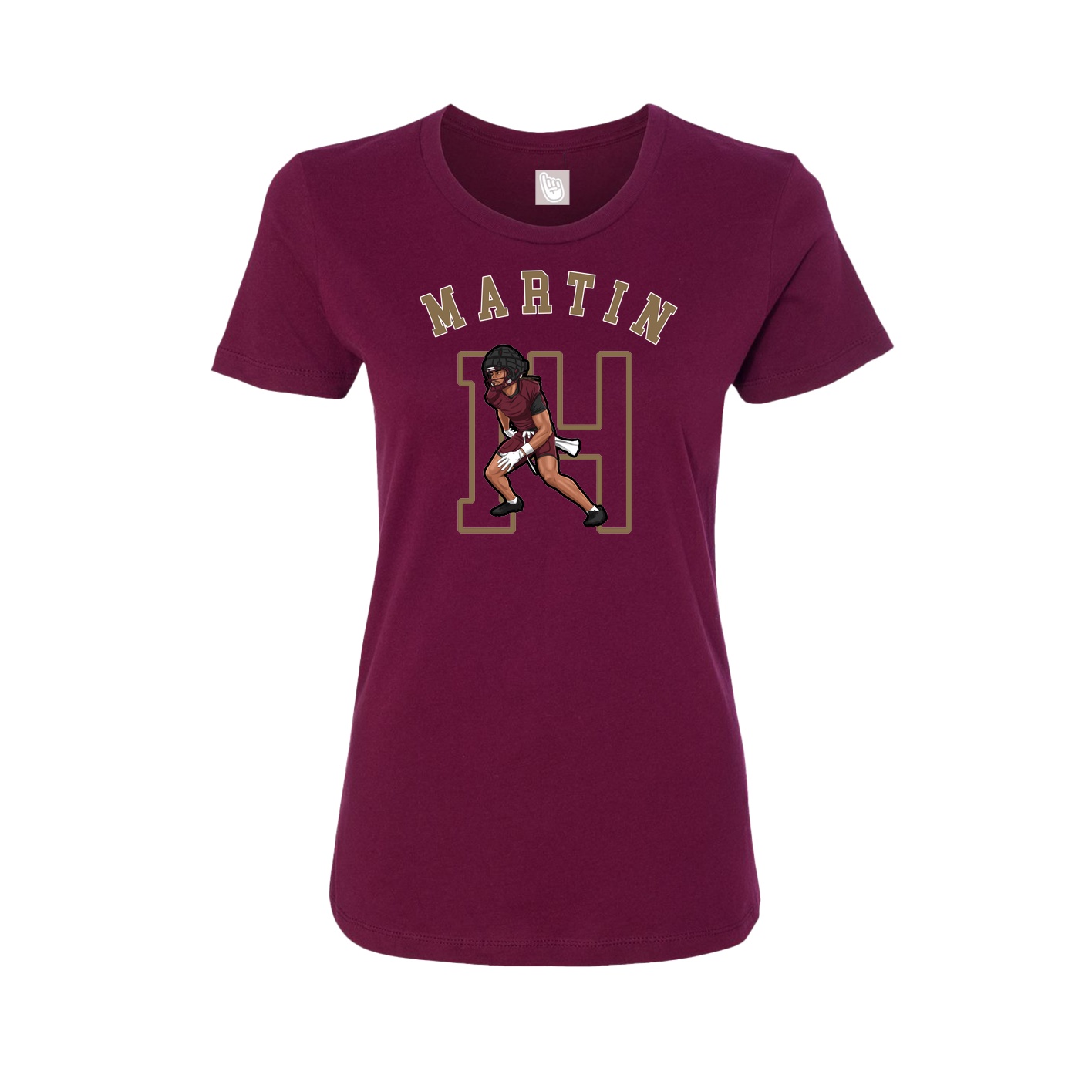Womens Tee — Shirsey Arch in Maroon