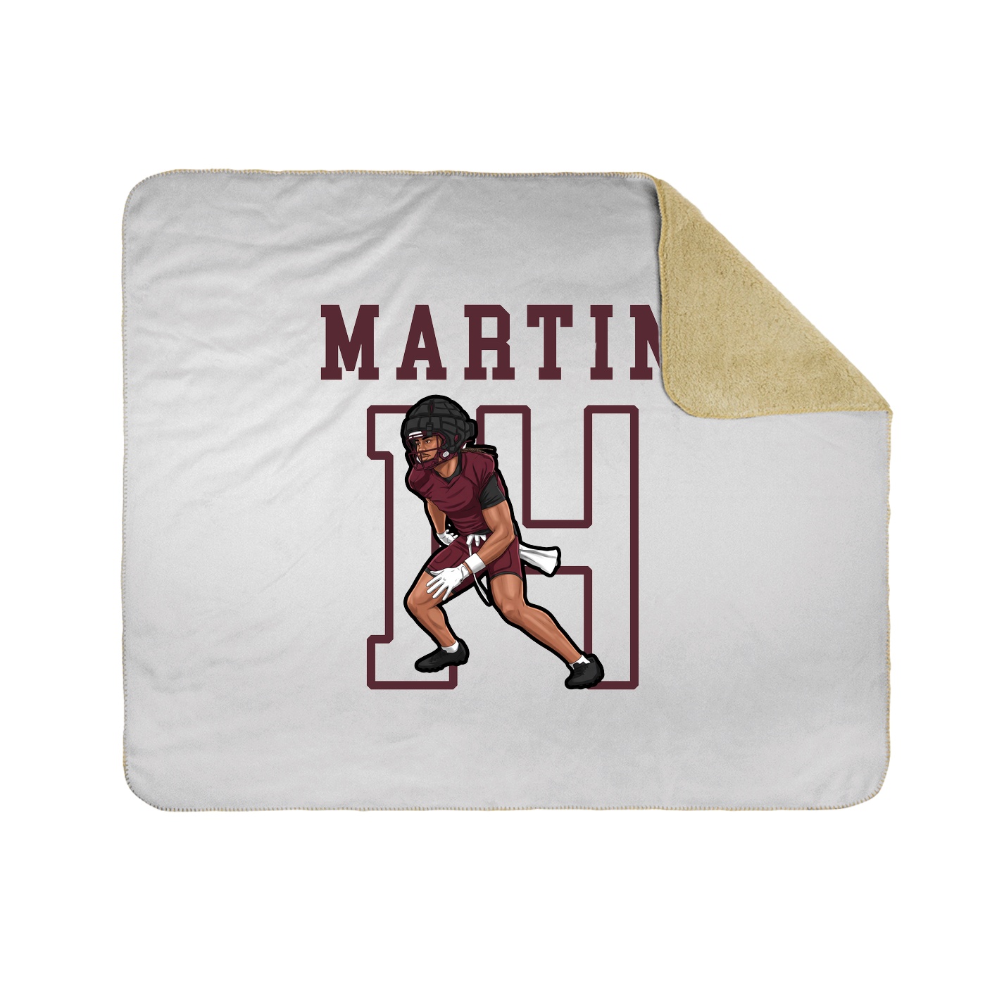 Throw Blanket — Shirsey in White