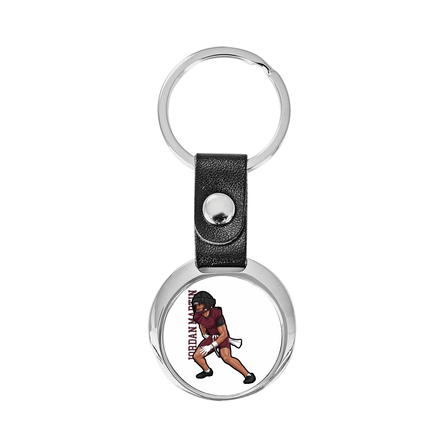 Key Chain — Name Vertical in Classic