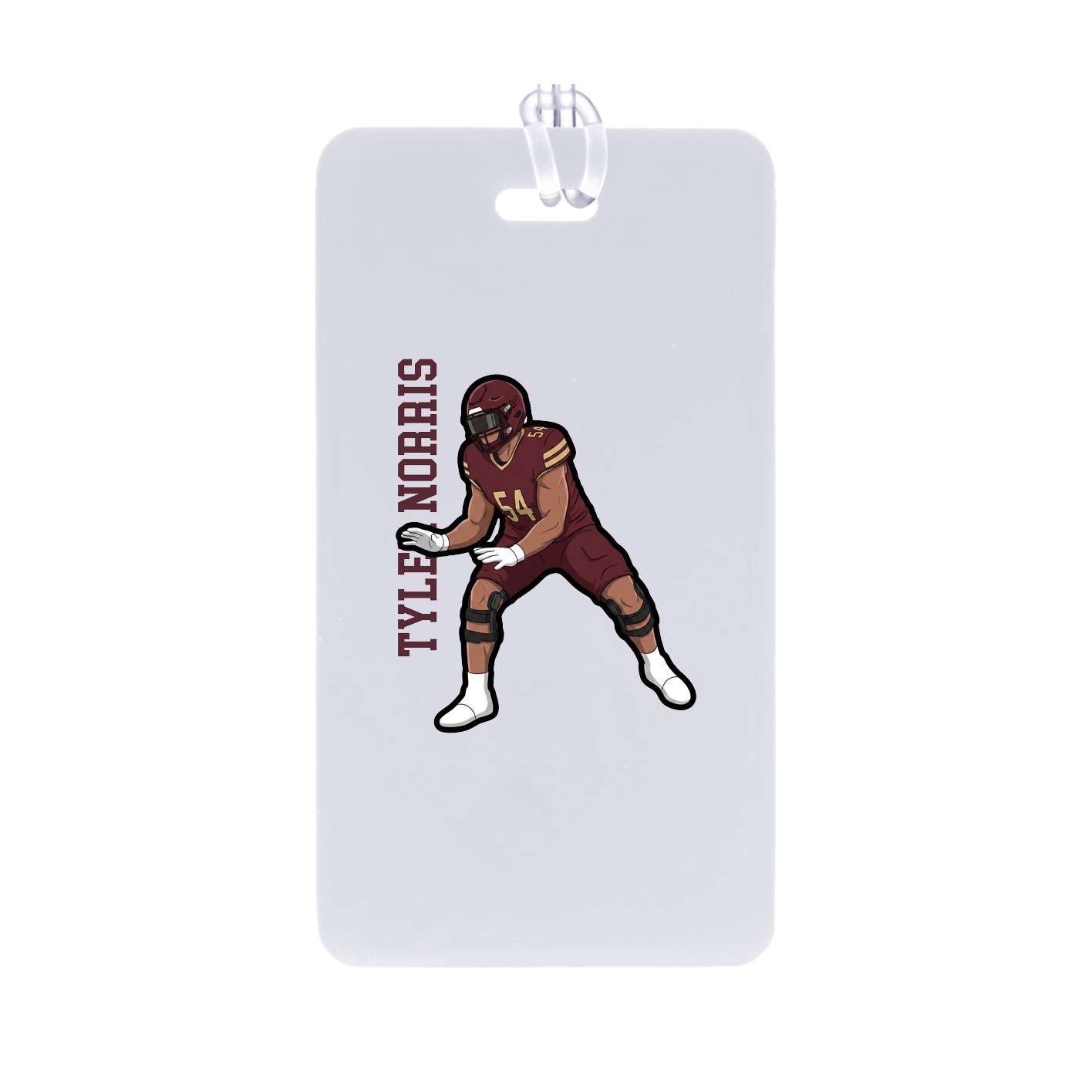 Bag Tag — Name Vertical in Classic
