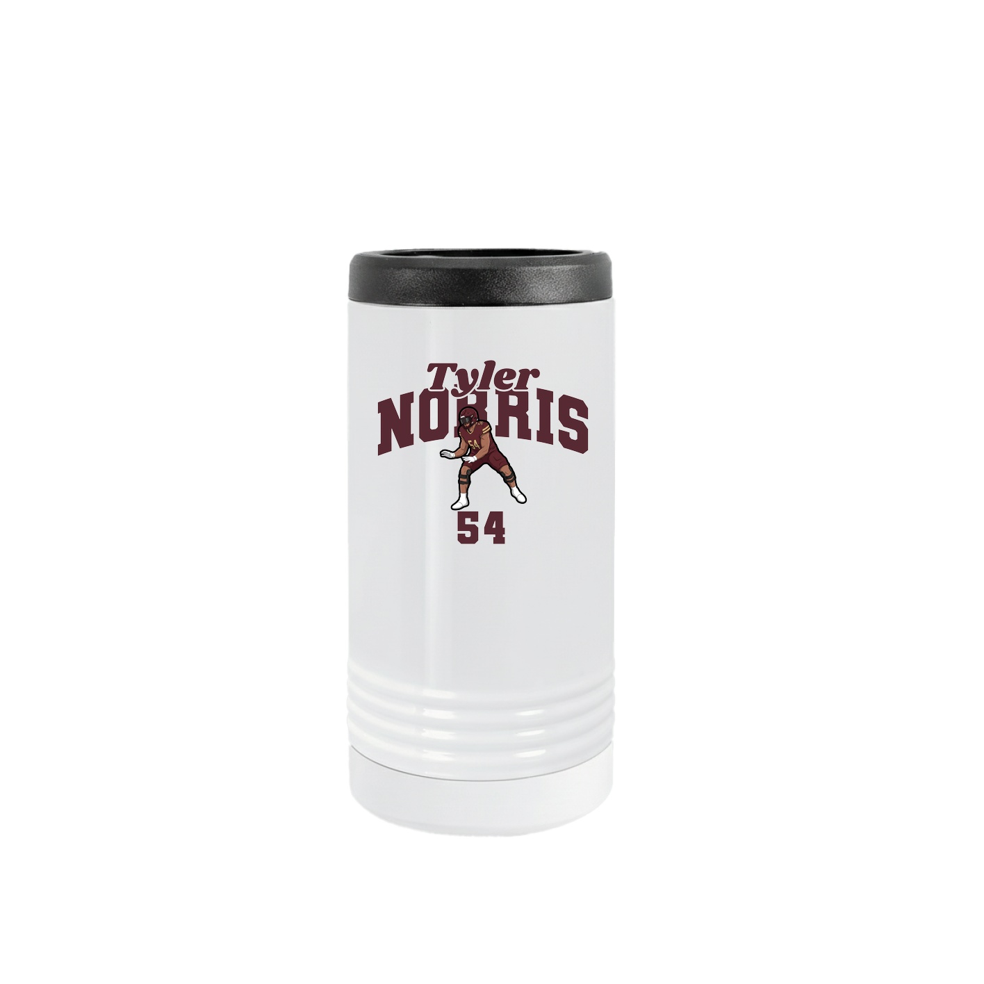Slim Beverage Holder — Signature Arch in White