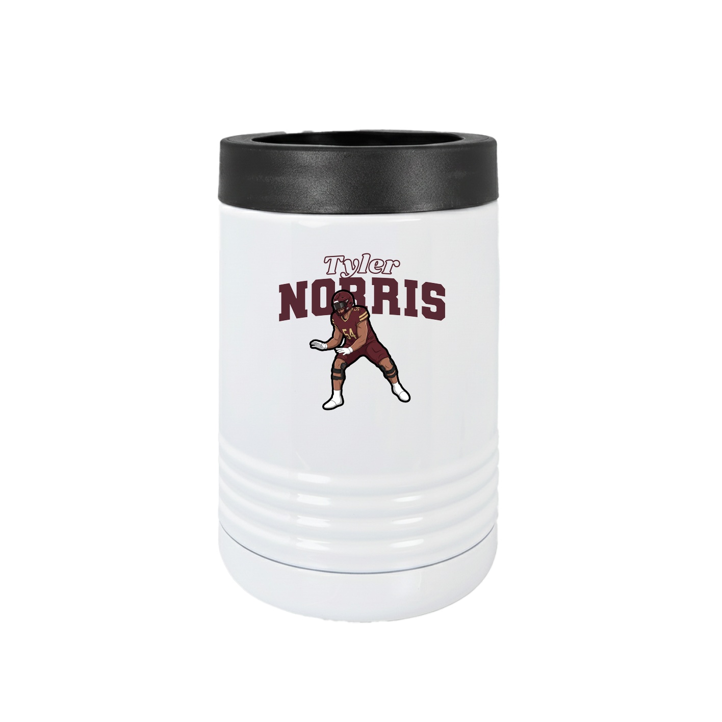Beverage Holder — Name Arch in White