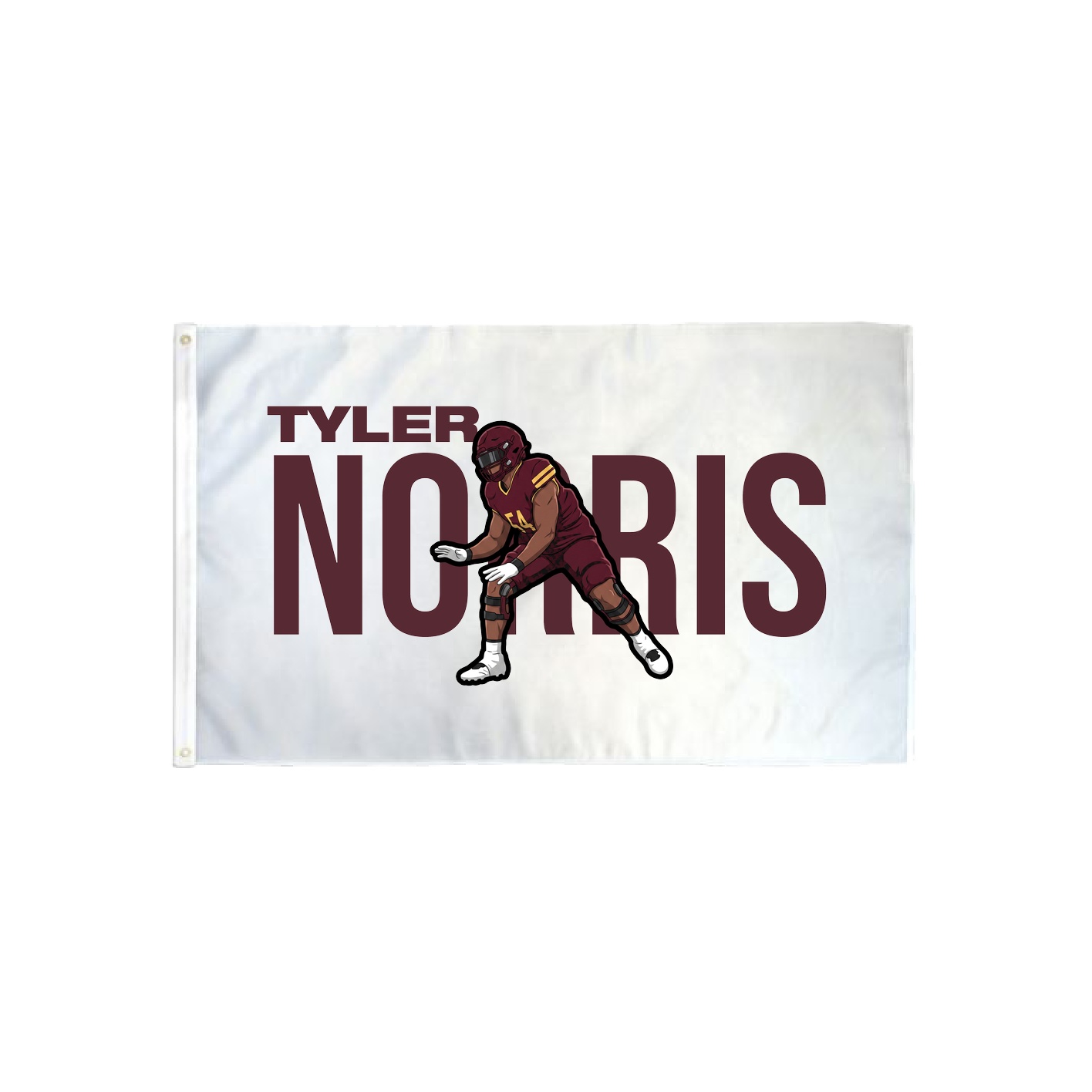 3x5 Flag — Player Name in Classic