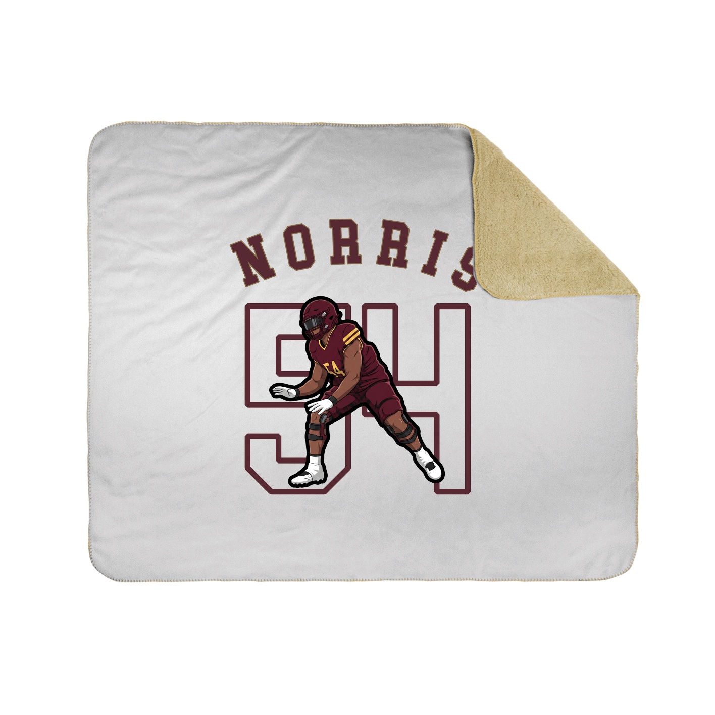 Throw Blanket — Shirsey Arch in White