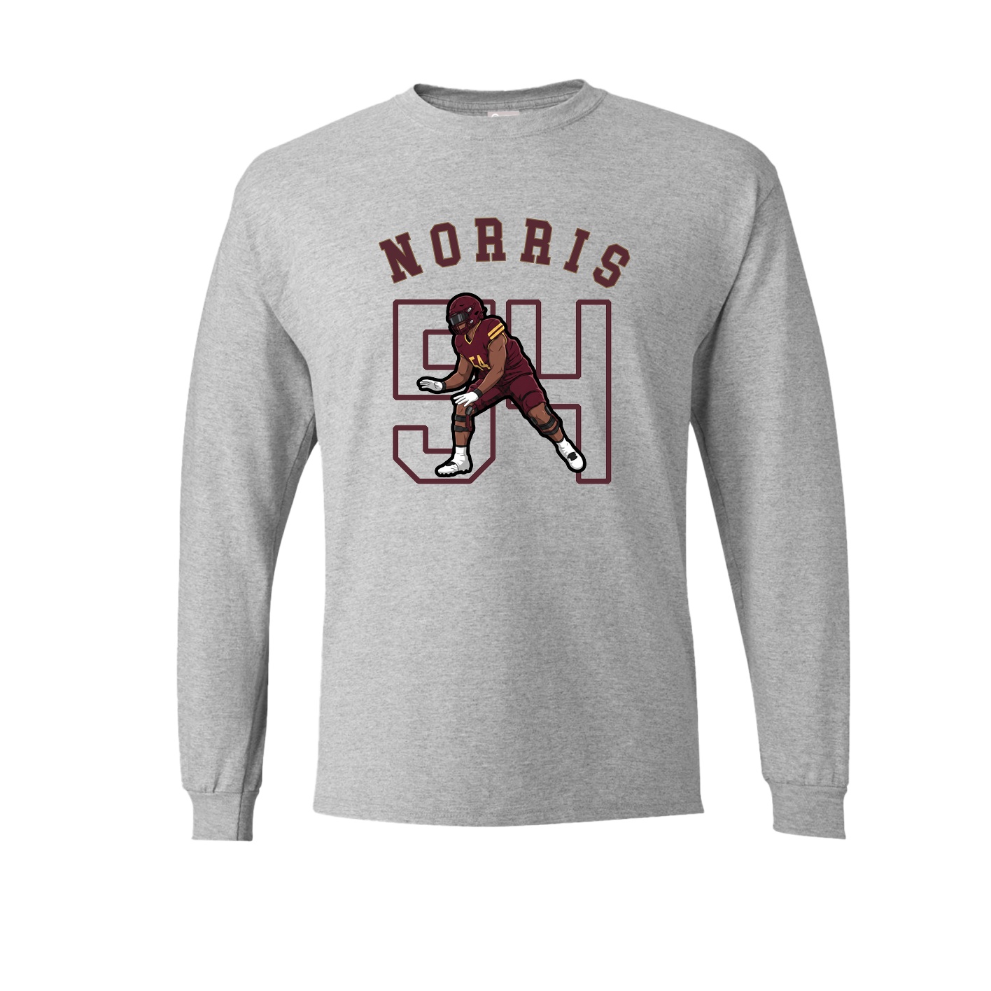 Long Sleeve Tee — Shirsey Arch in Grey