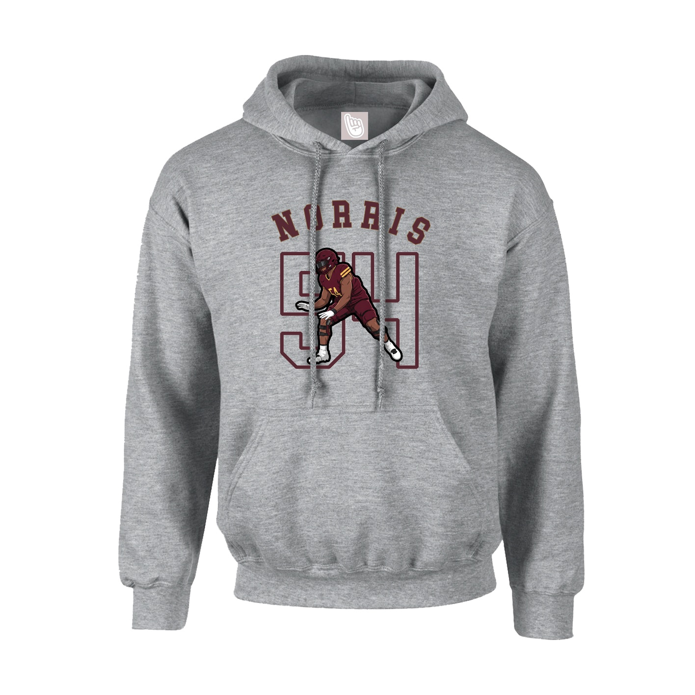 Hoodie — Shirsey Arch in Grey