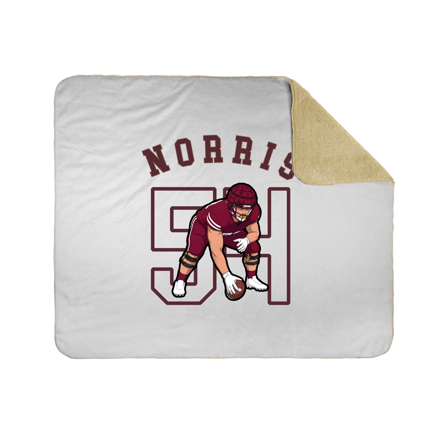 Throw Blanket — Shirsey Arch in White