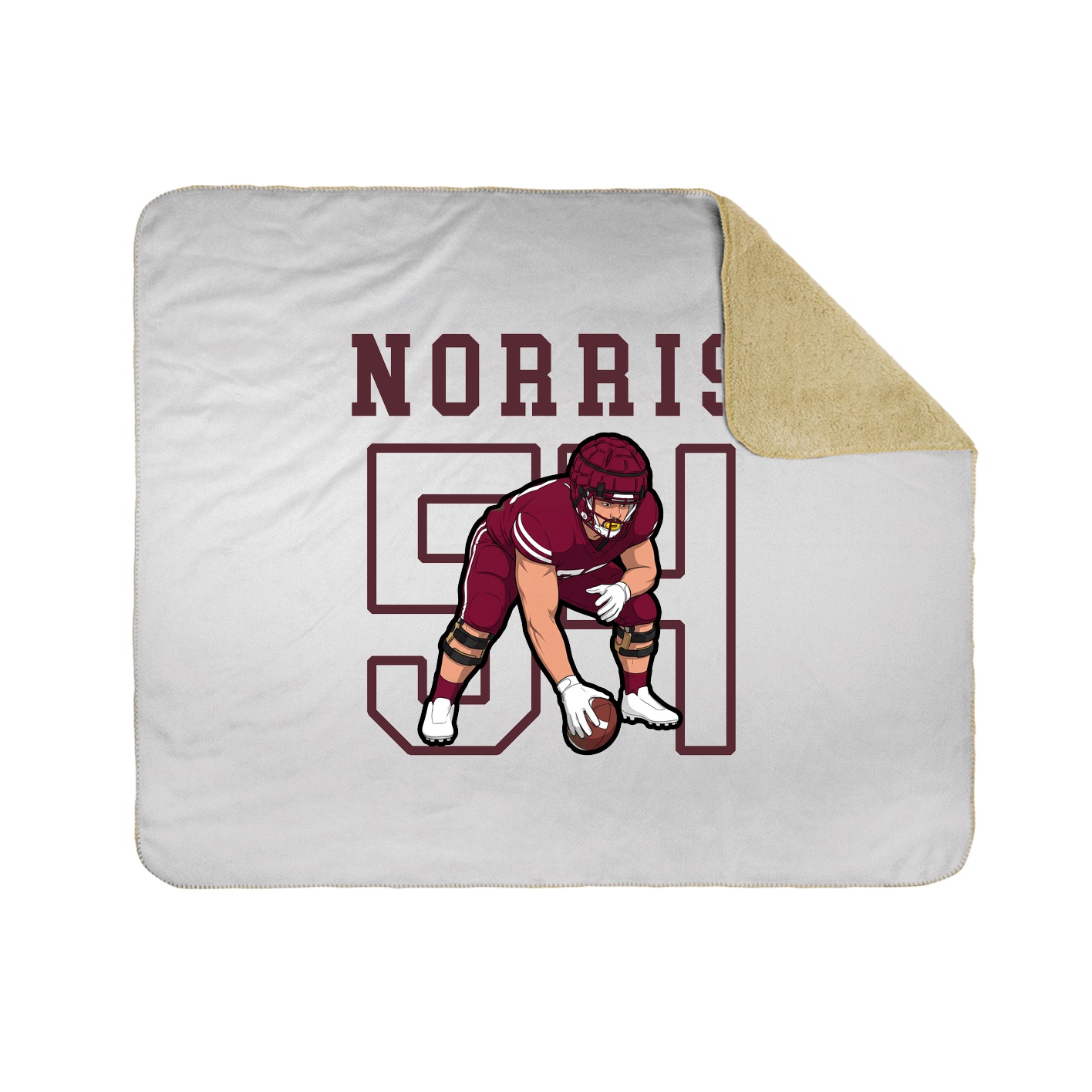 Throw Blanket — Shirsey in White
