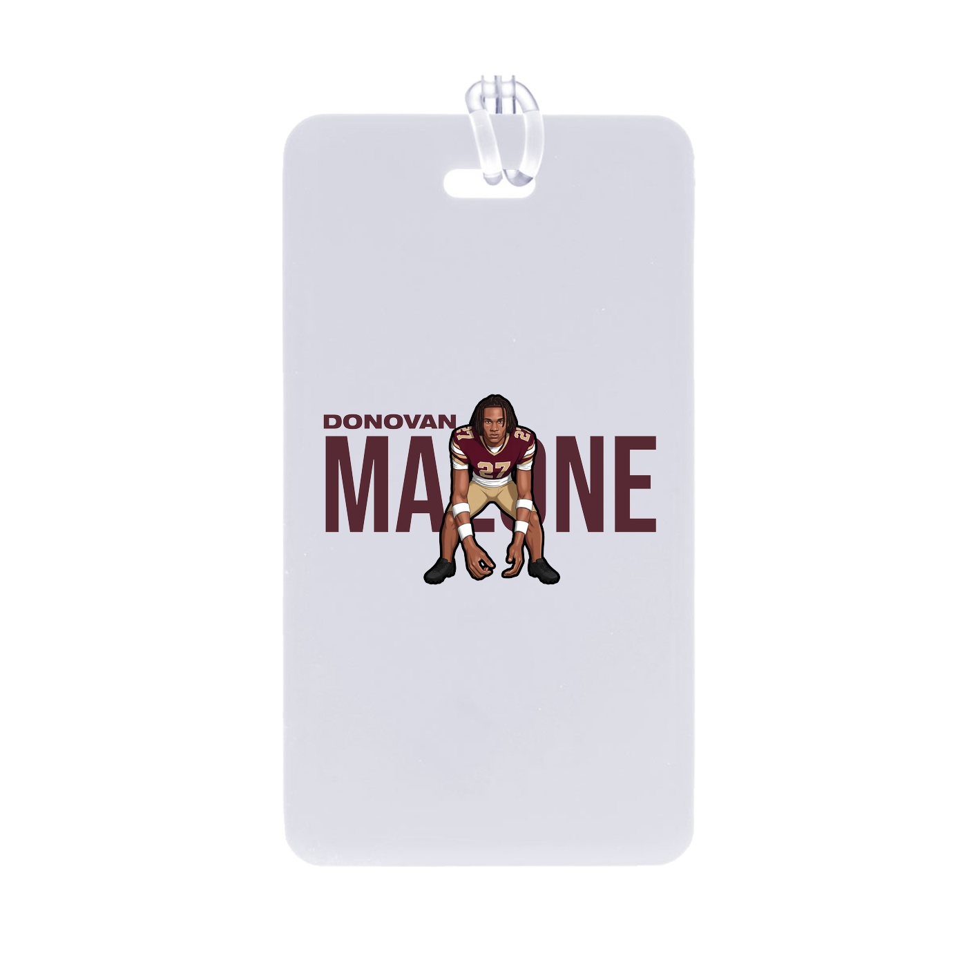 Bag Tag — Player Name in Classic