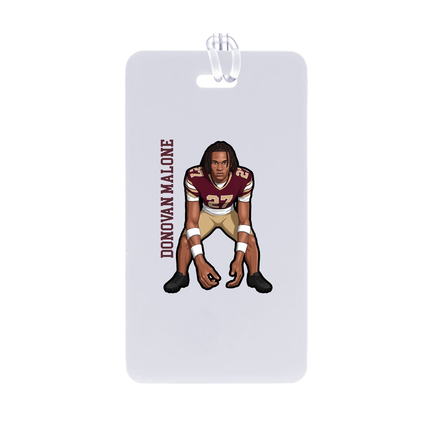 Bag Tag — Name Vertical in Classic