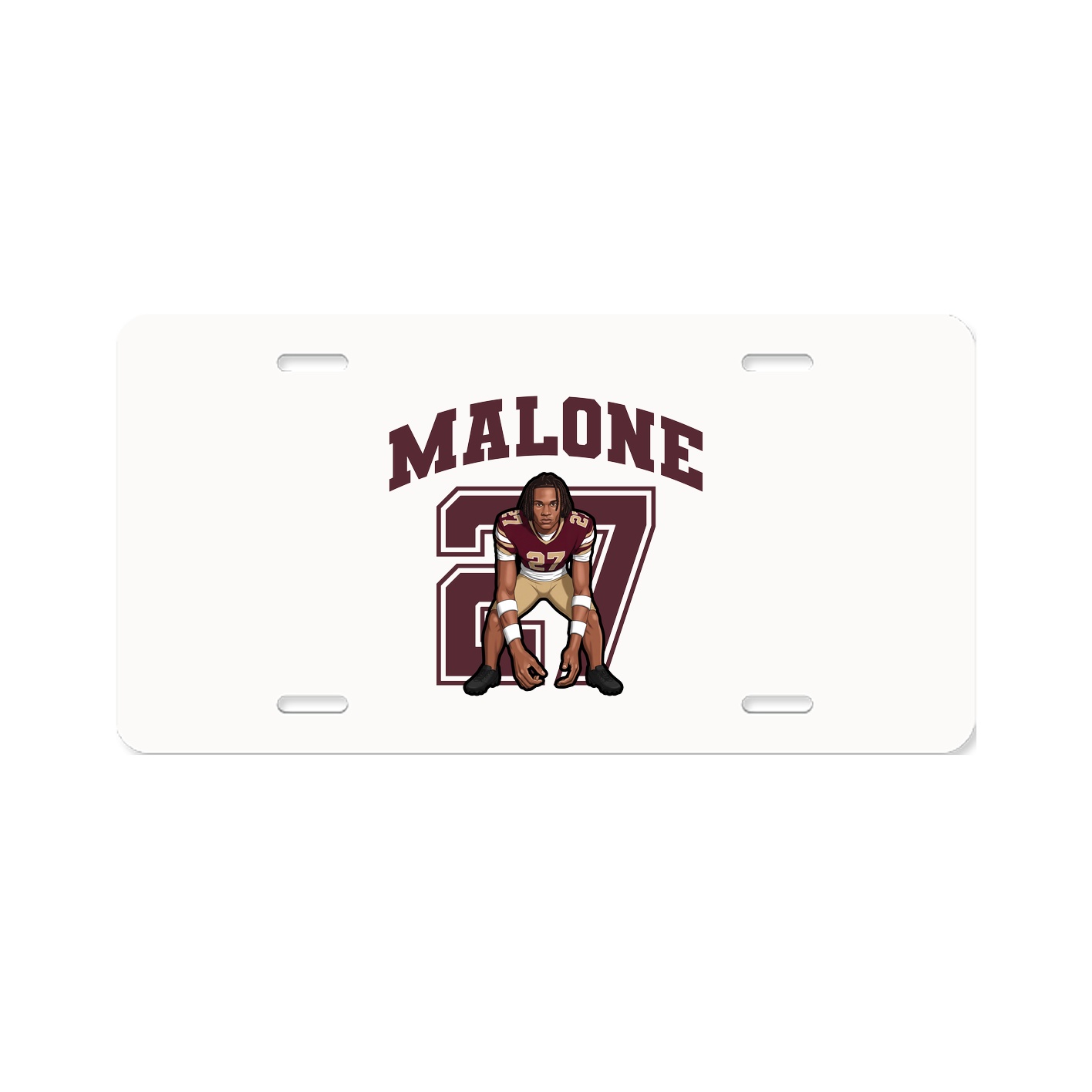License Plate — Number in Classic