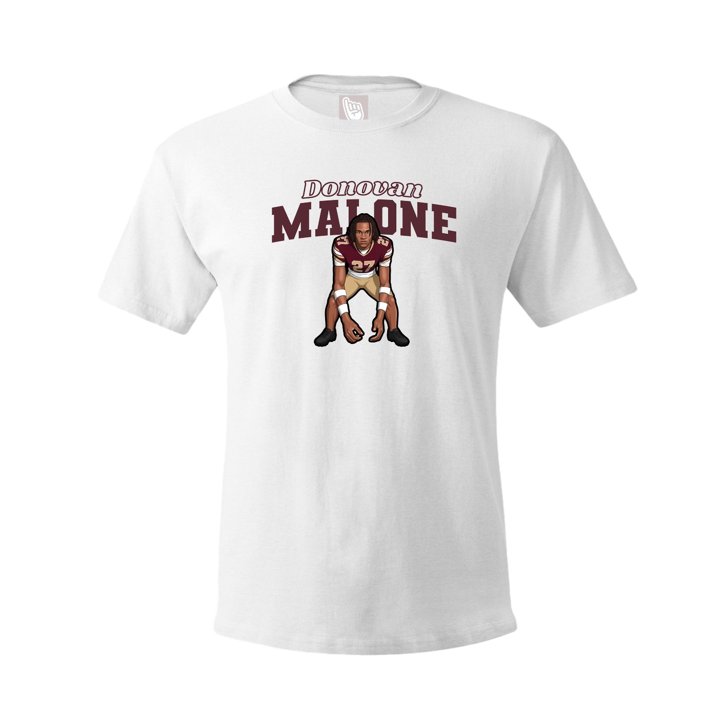 Tee — Name Arch in White