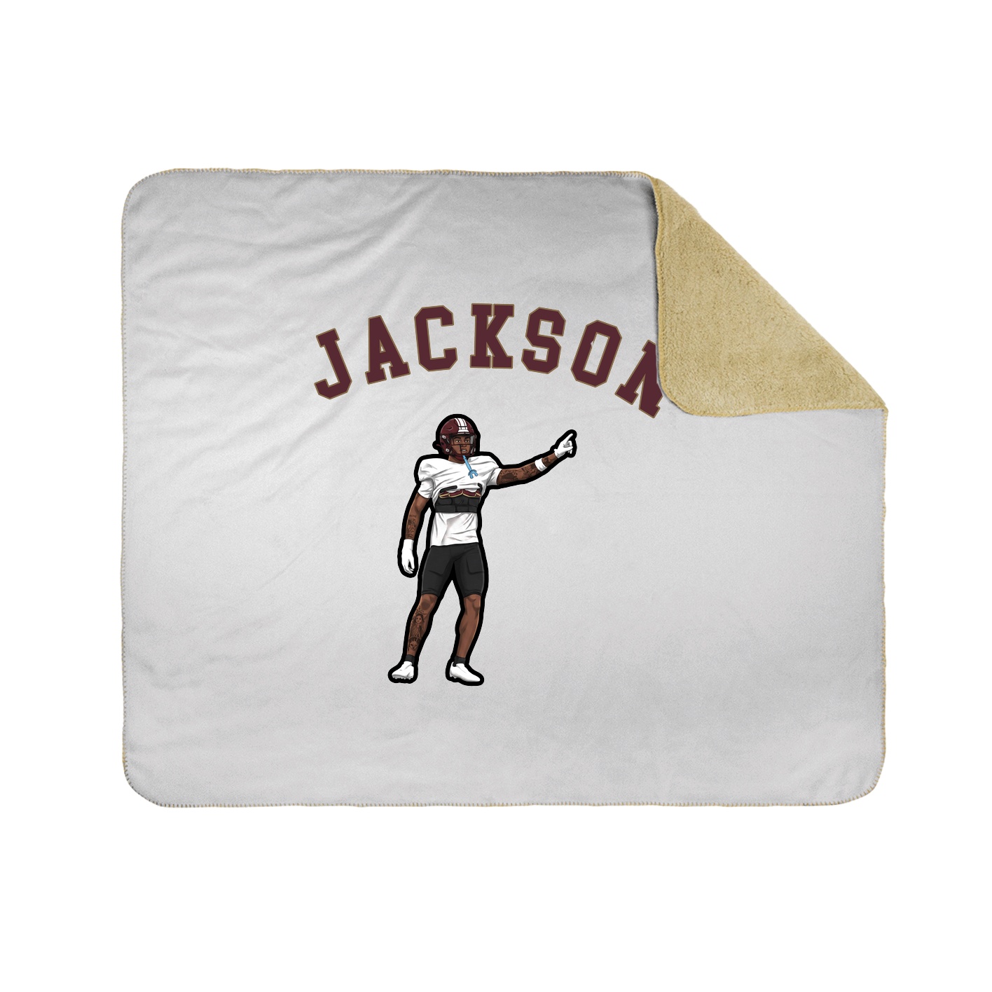 Throw Blanket — Shirsey Arch in White