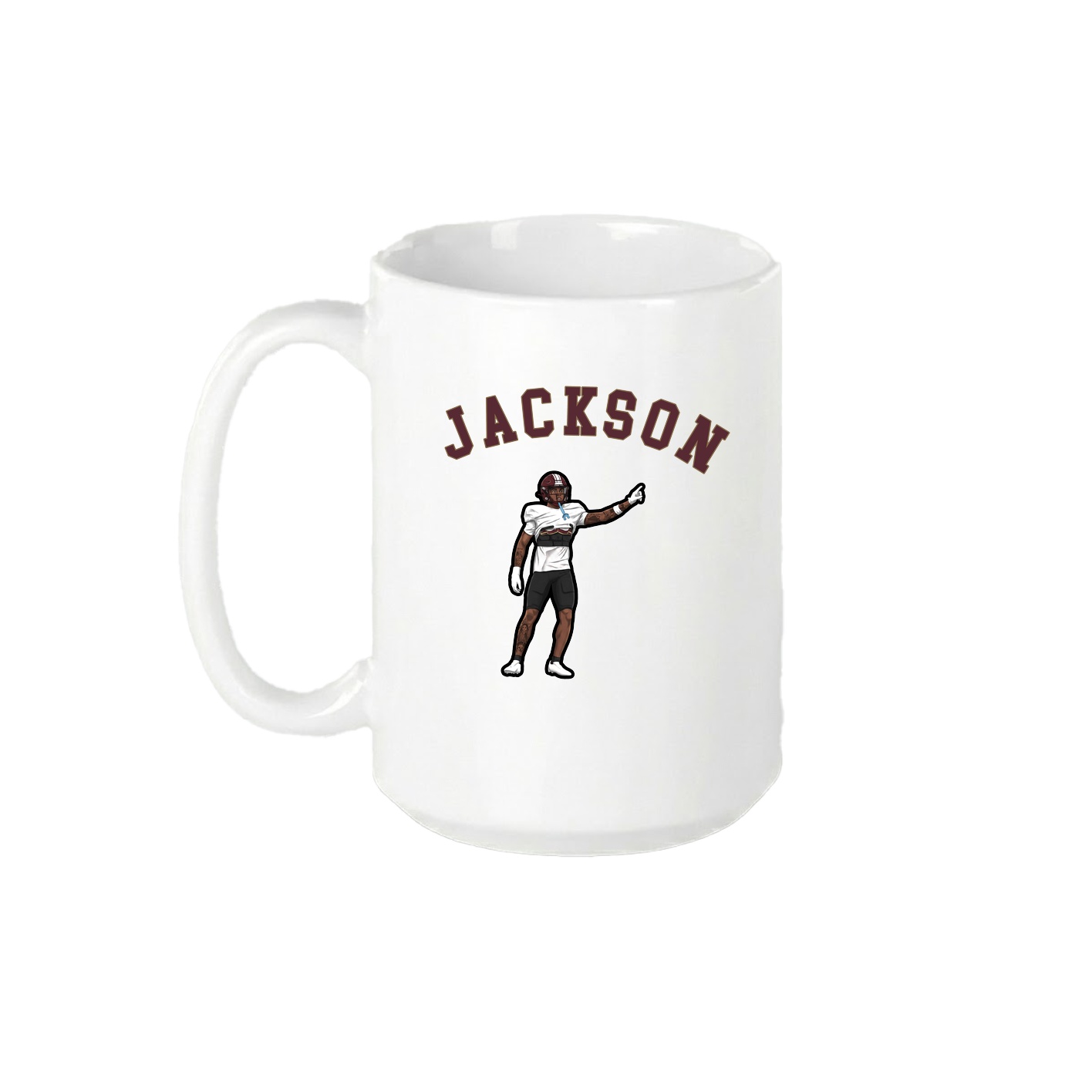 15oz Coffee Mug — Shirsey Arch in White