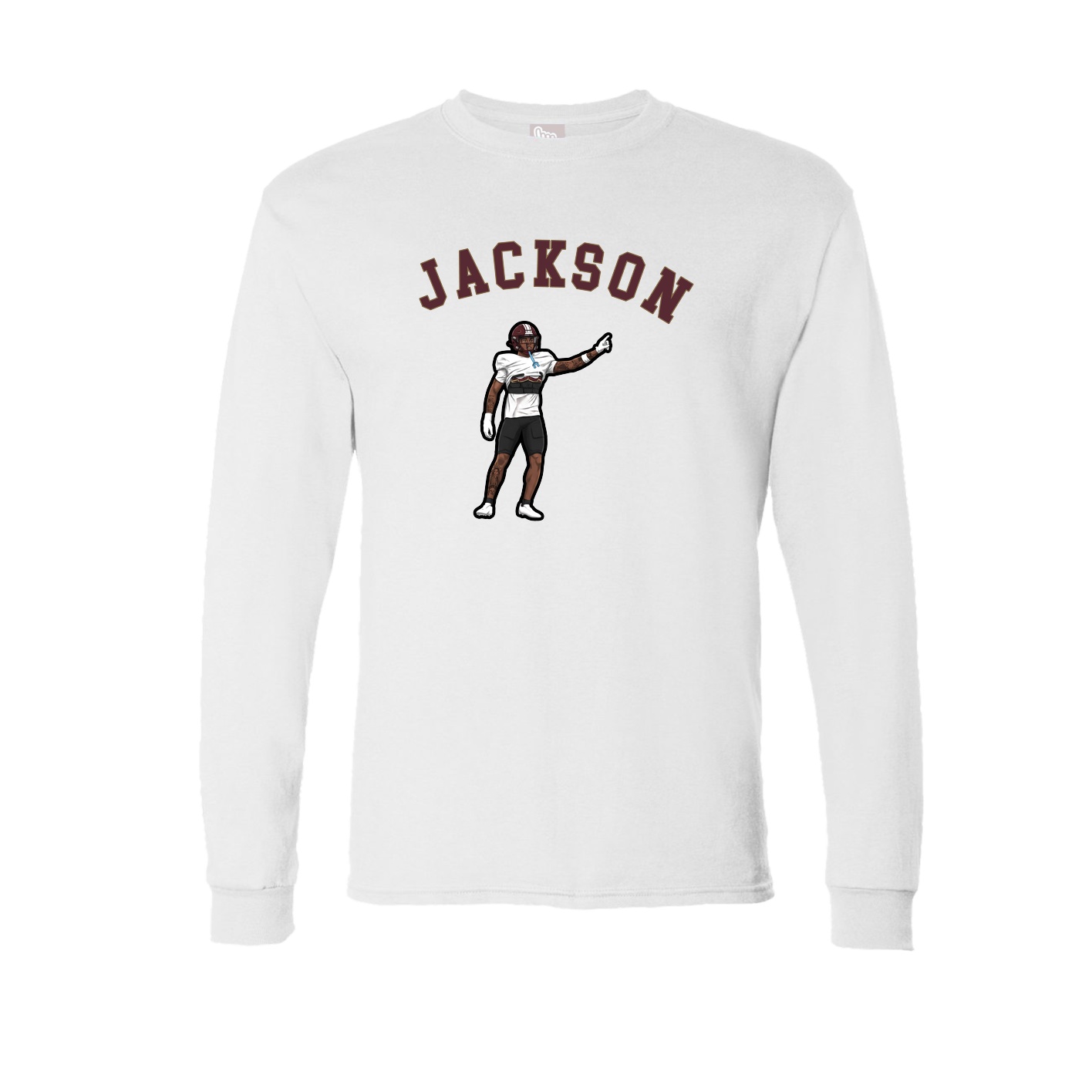 Long Sleeve Tee — Shirsey Arch in White