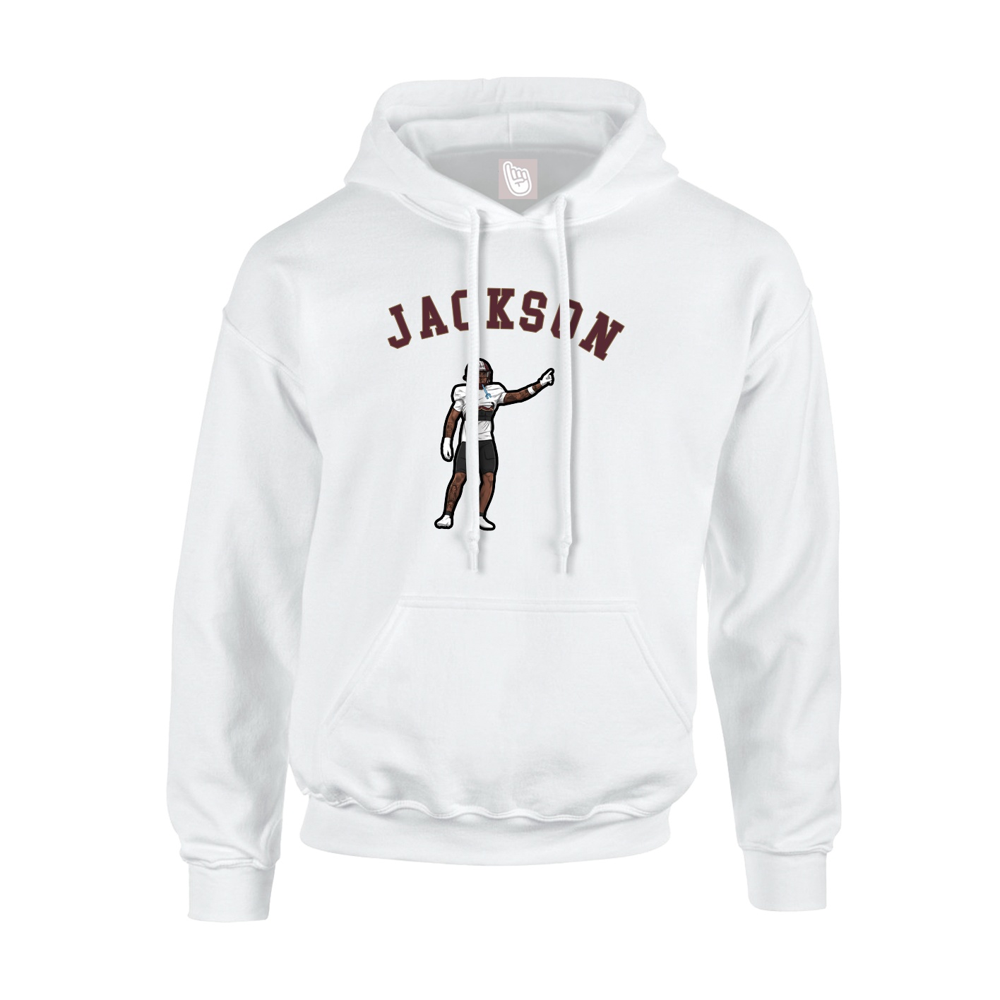 Hoodie — Shirsey Arch in White