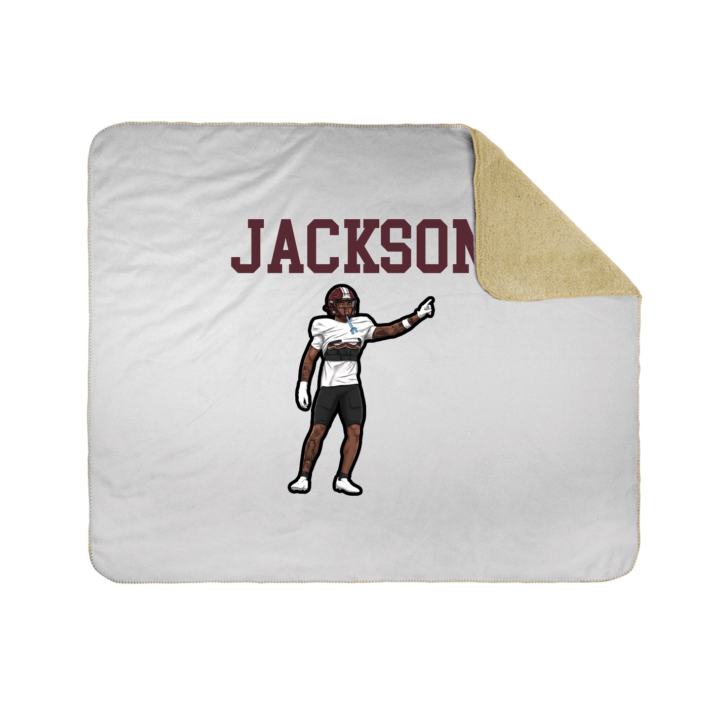 Throw Blanket — Shirsey in White