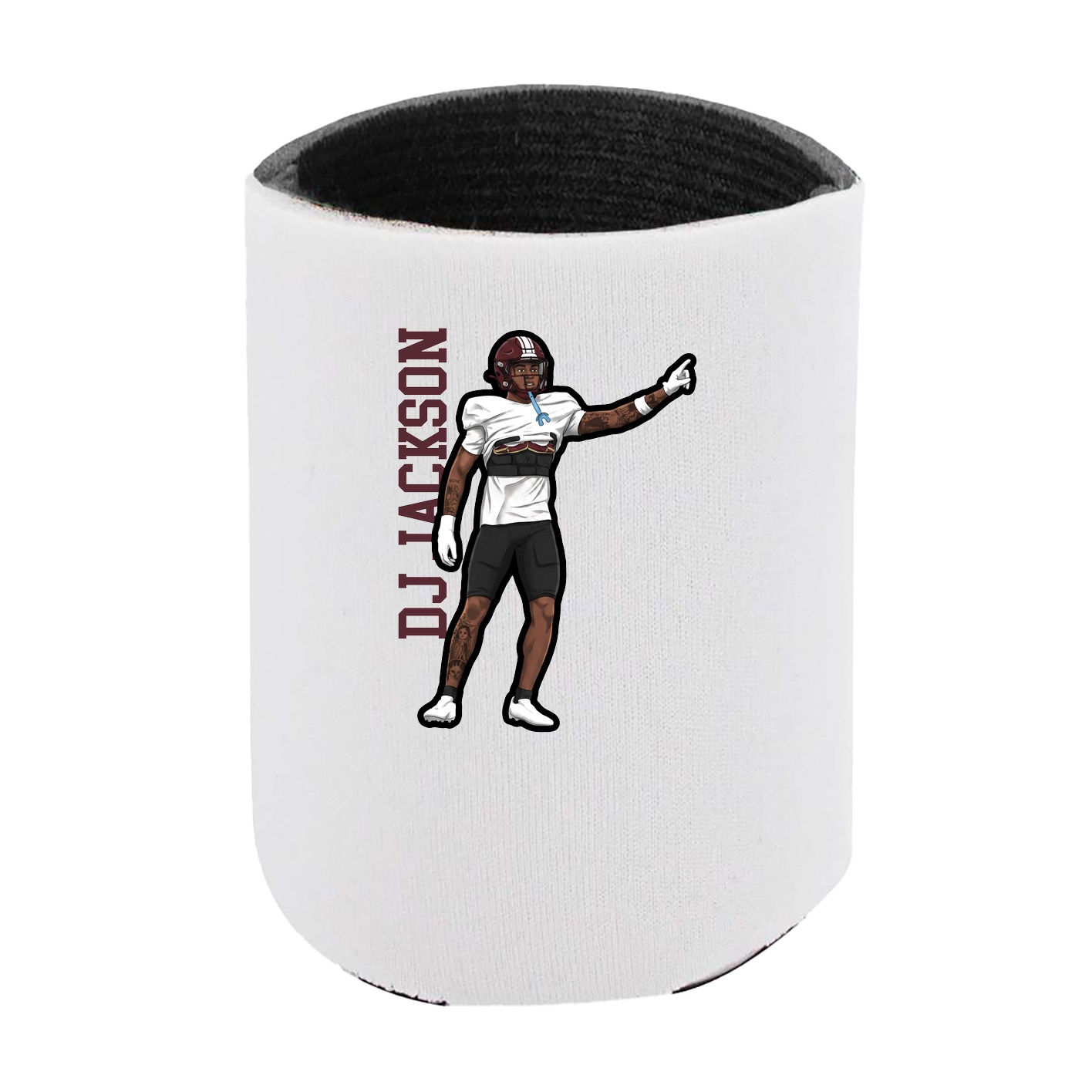 Can Holder — Name Vertical in White
