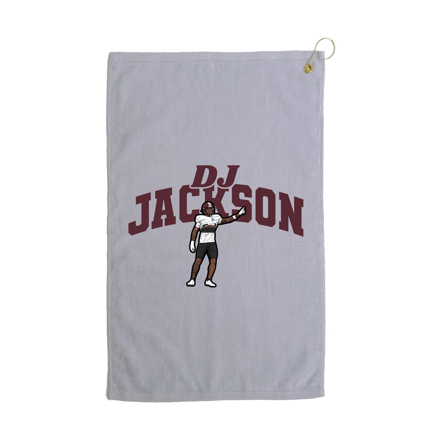 Golf Towel — Signature Arch in Grey