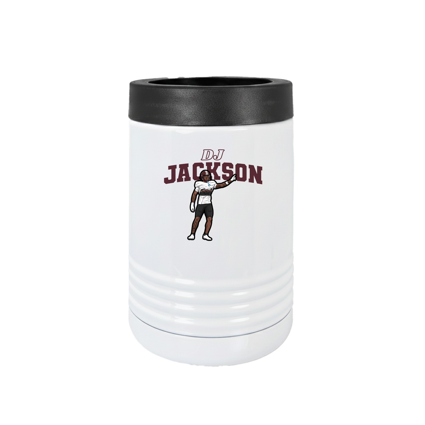 Beverage Holder — Name Arch in White
