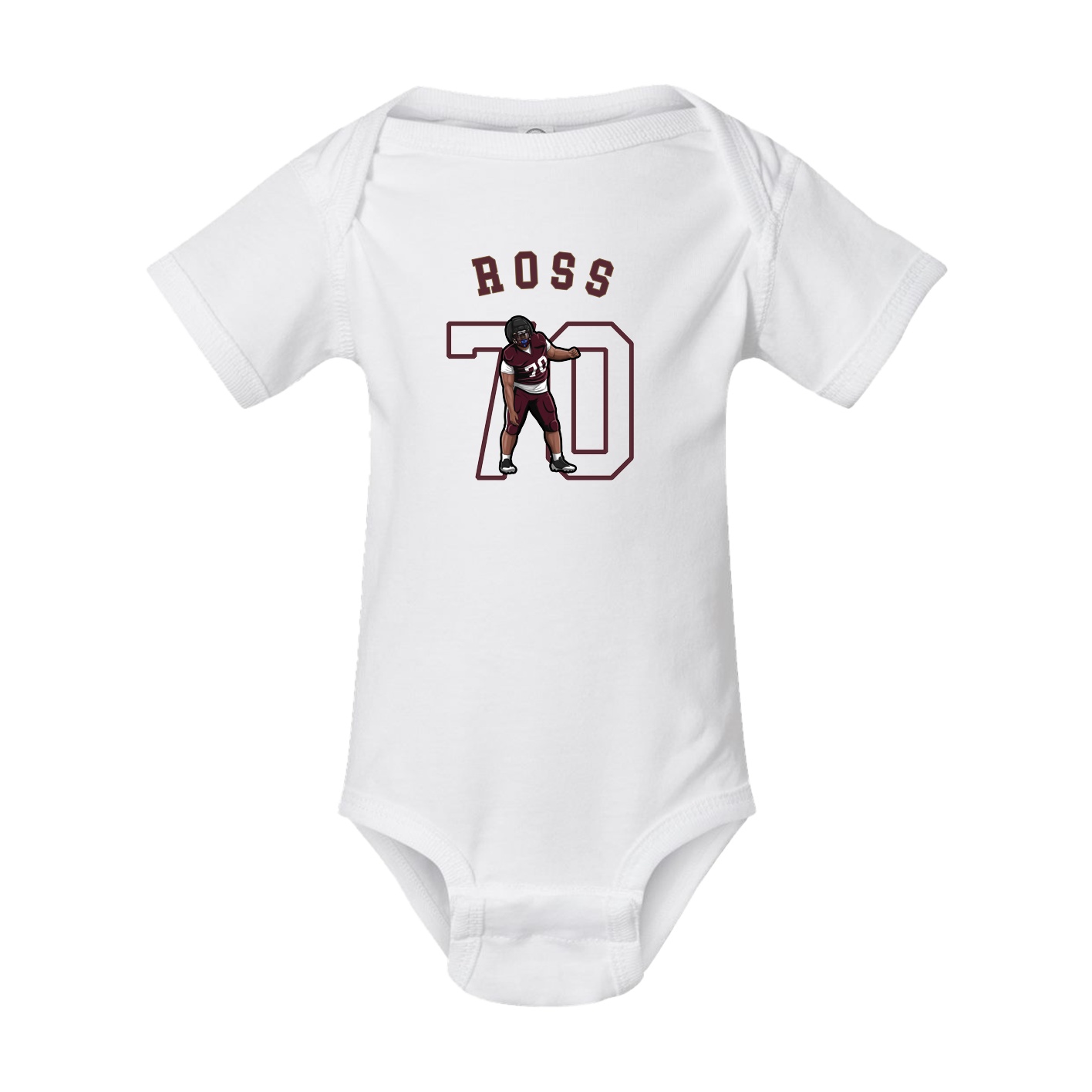 Baby Onesie — Shirsey Arch in White