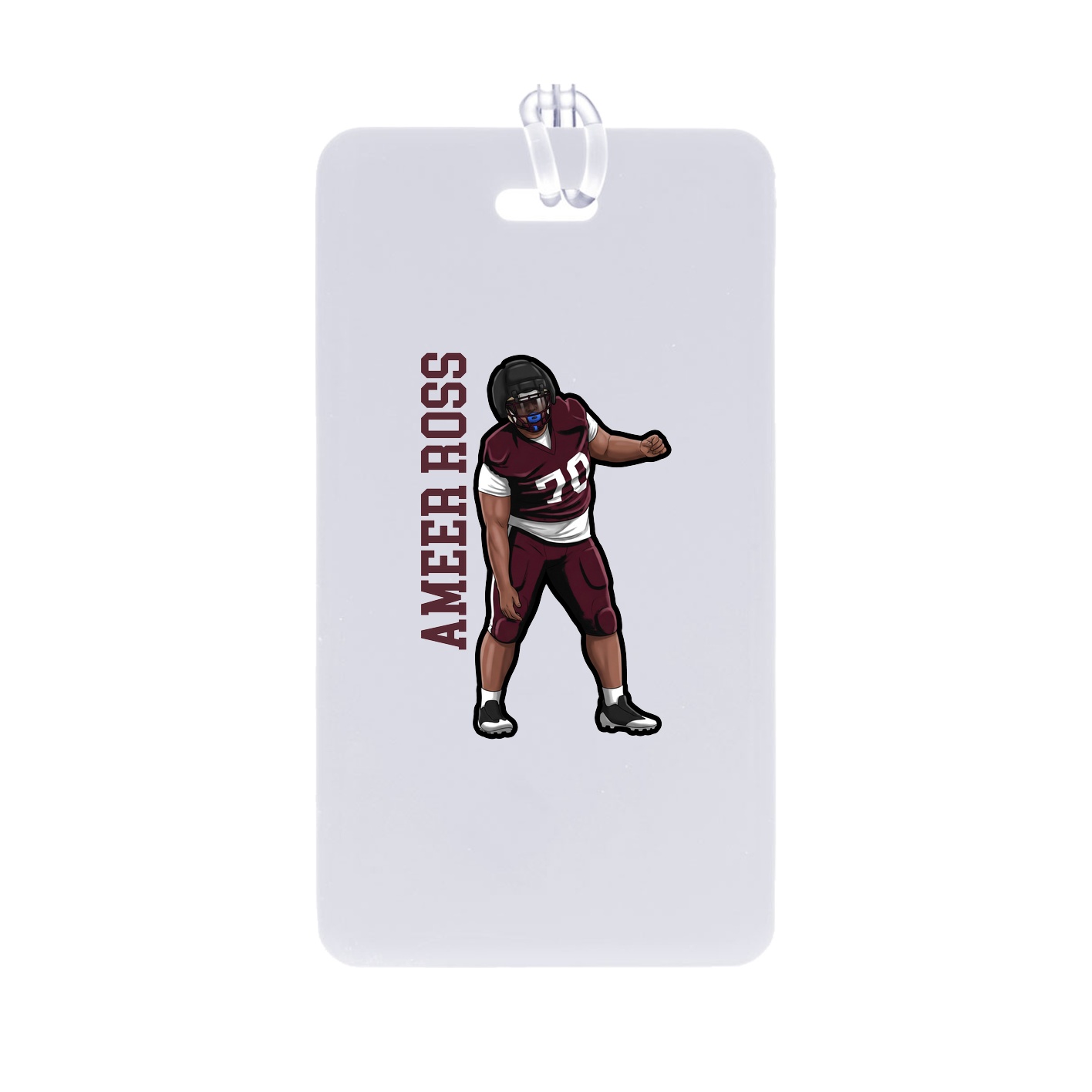 Bag Tag — Name Vertical in Classic