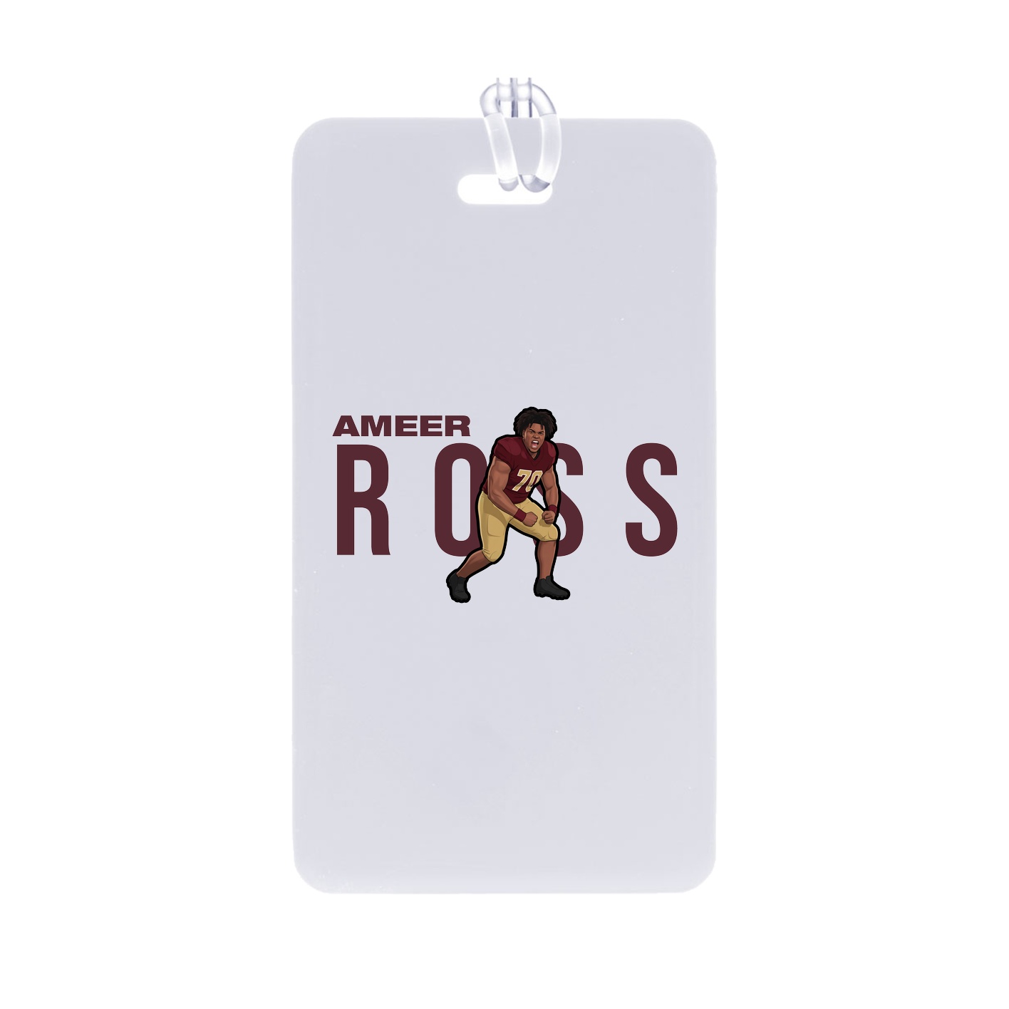 Bag Tag — Player Name in Classic