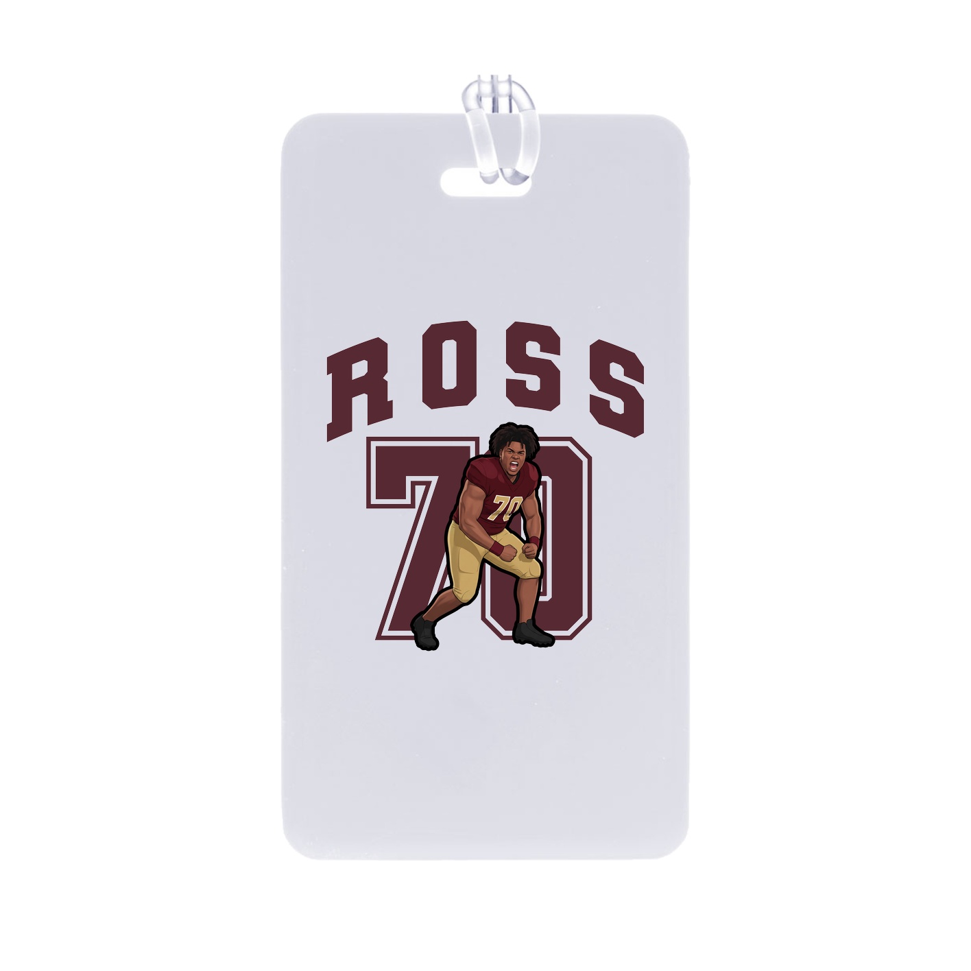 Bag Tag — Number in Classic