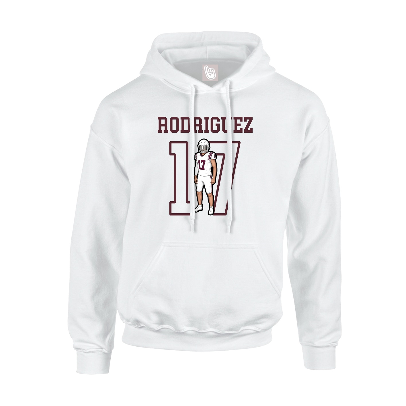 Hoodie — Shirsey in White