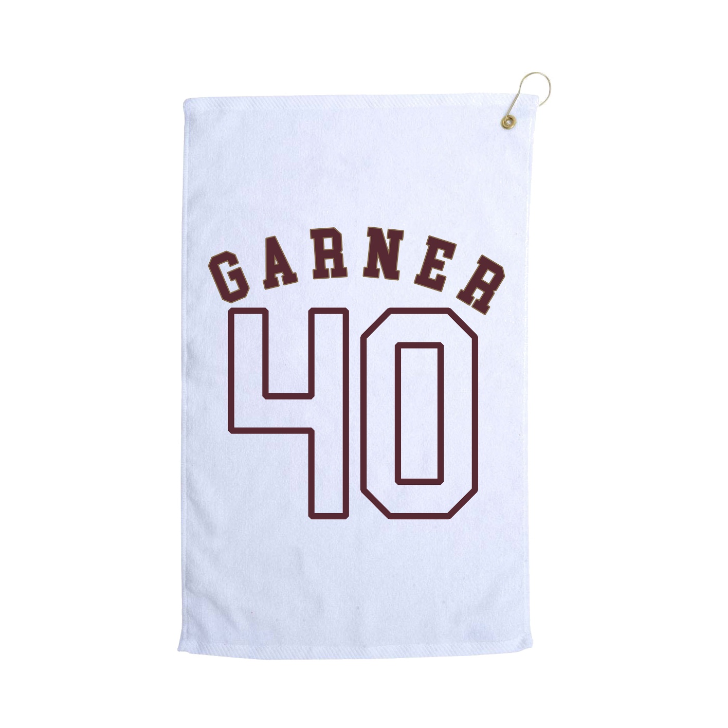 Golf Towel — Shirsey Arch in White