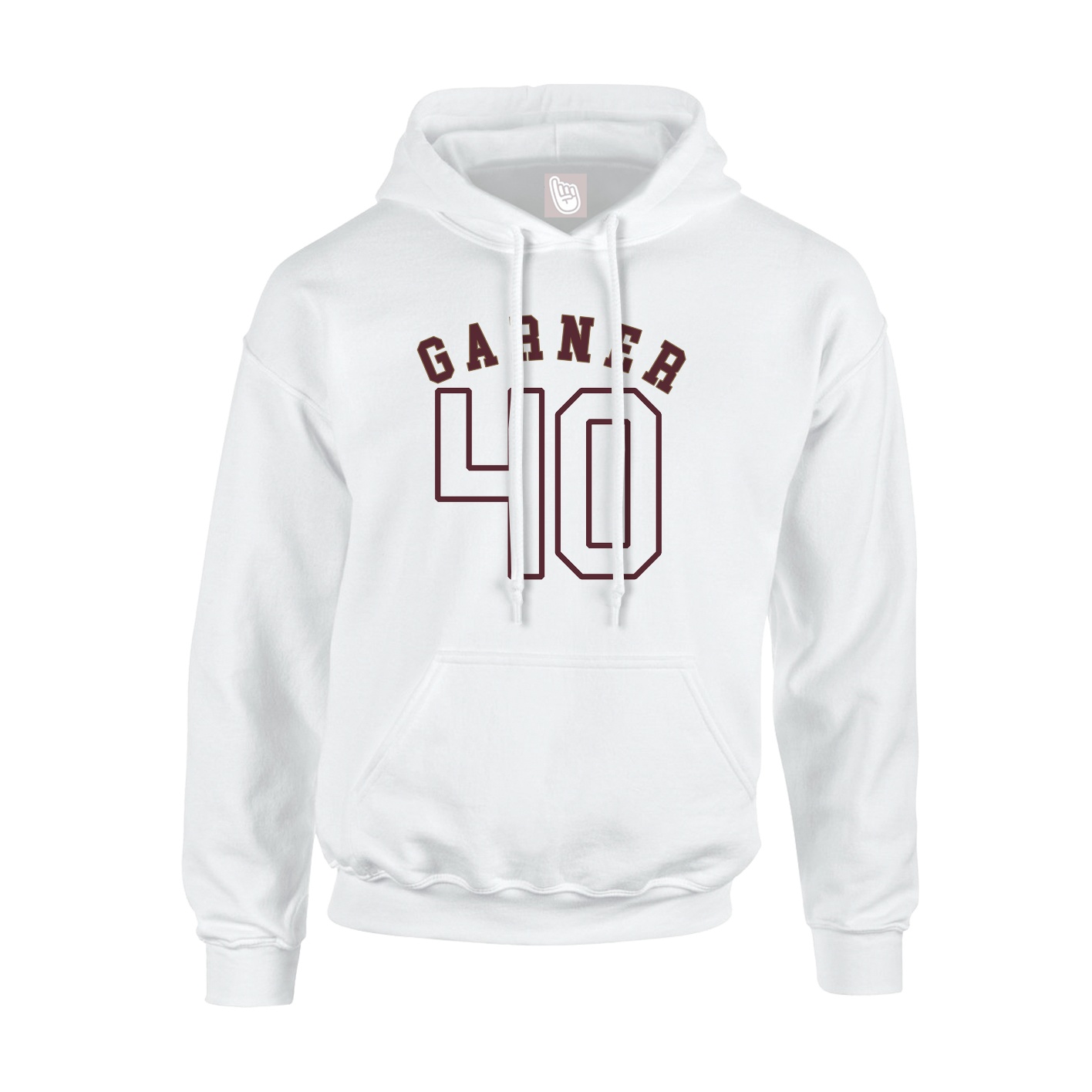 Hoodie — Shirsey Arch in White