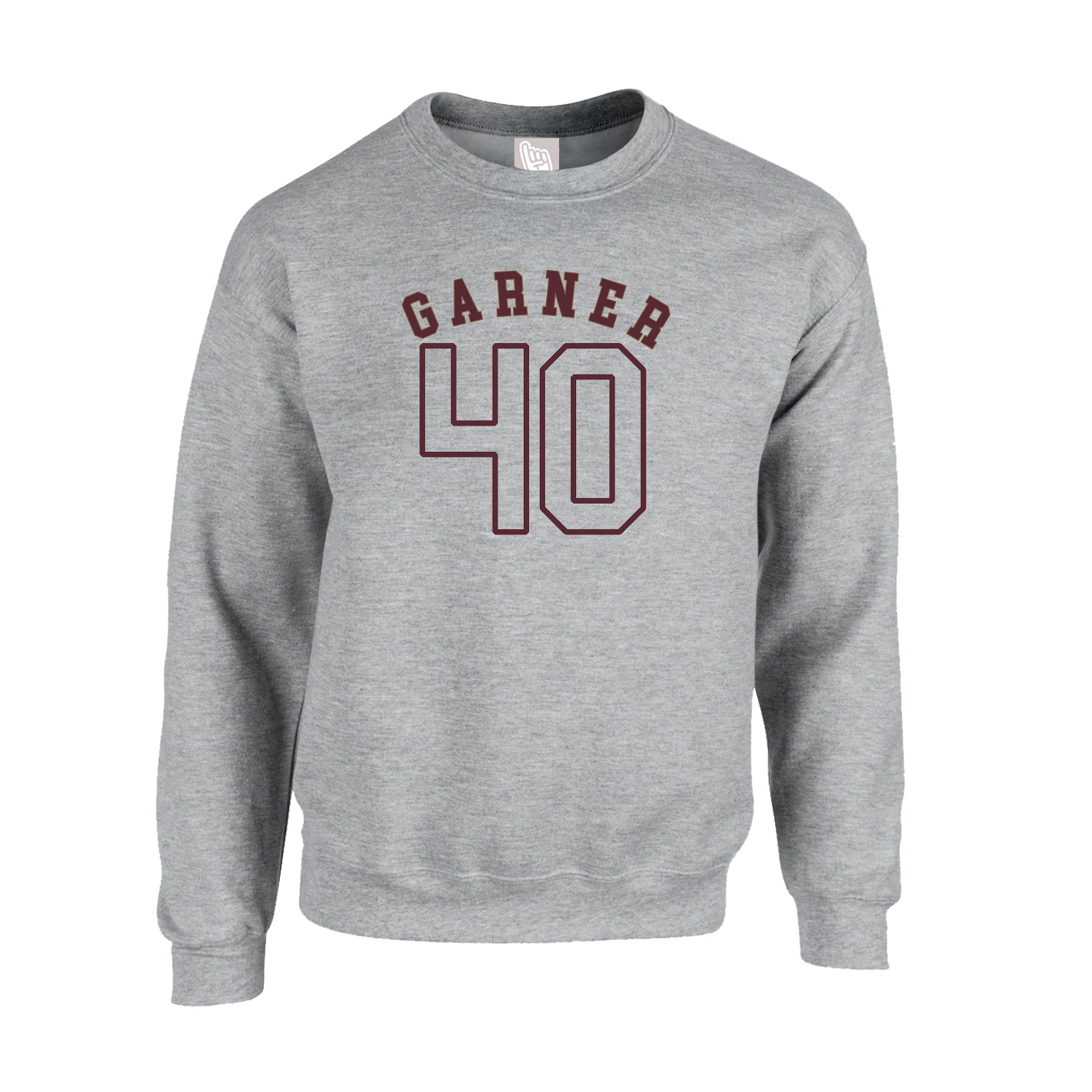 Fleece Crew — Shirsey Arch in Grey