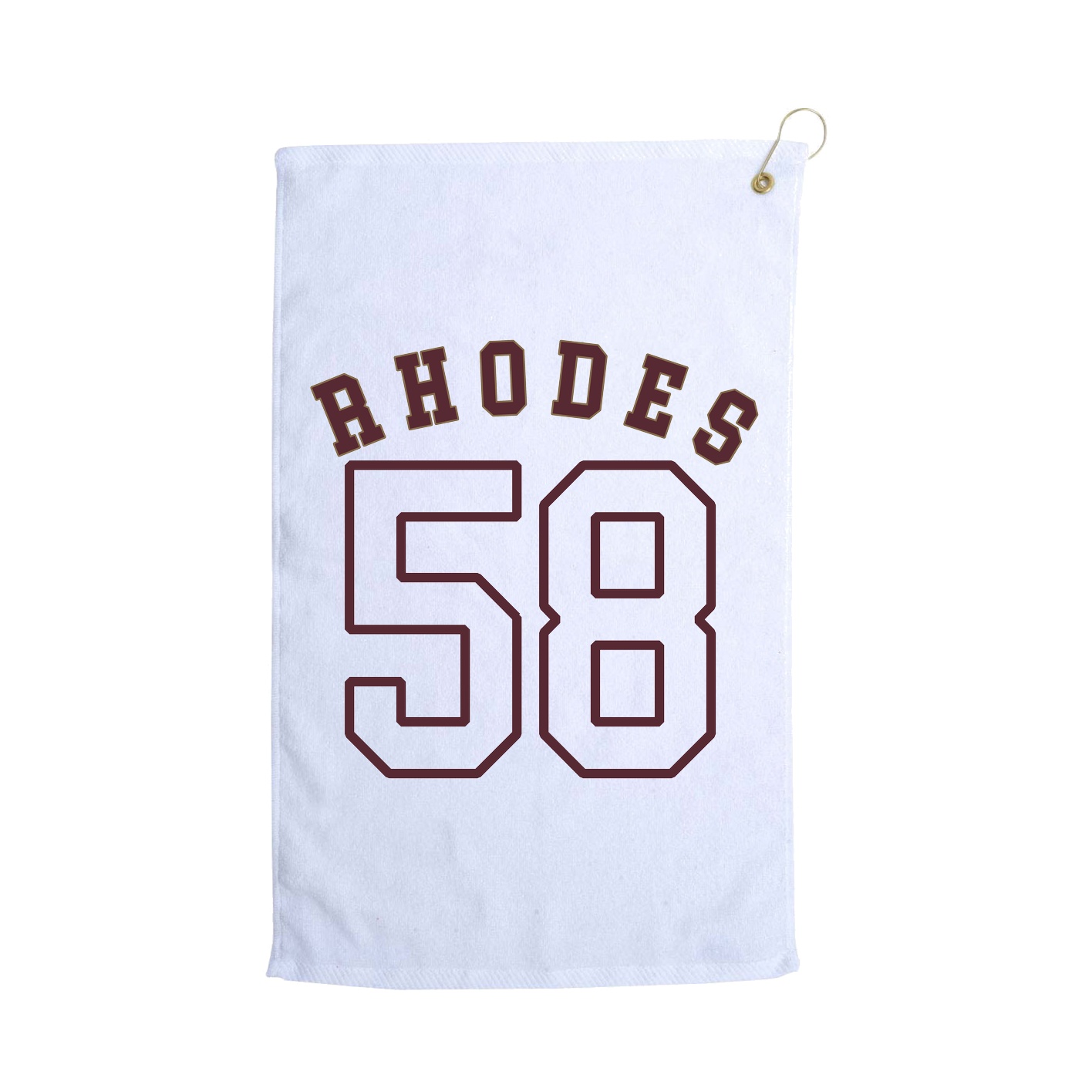 Golf Towel — Shirsey Arch in White