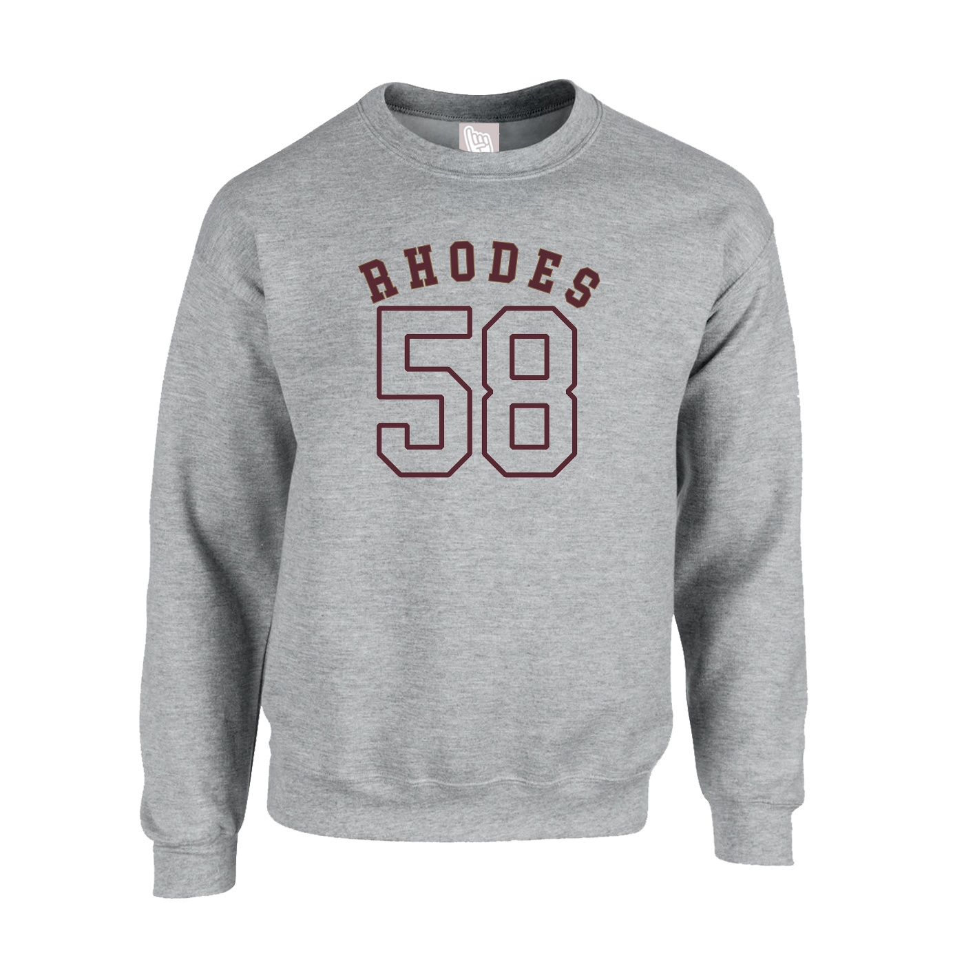 Fleece Crew — Shirsey Arch in Grey