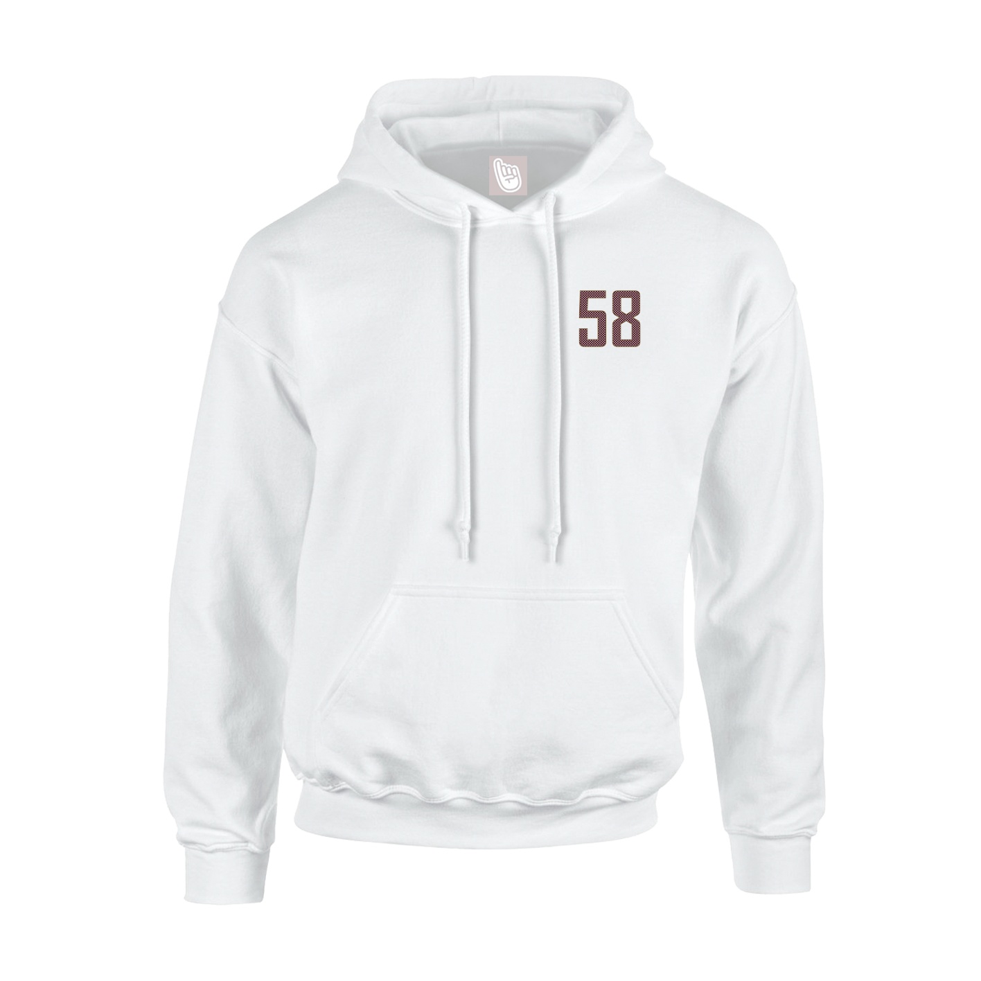 Youth Hoodie — Front Shirsy in White