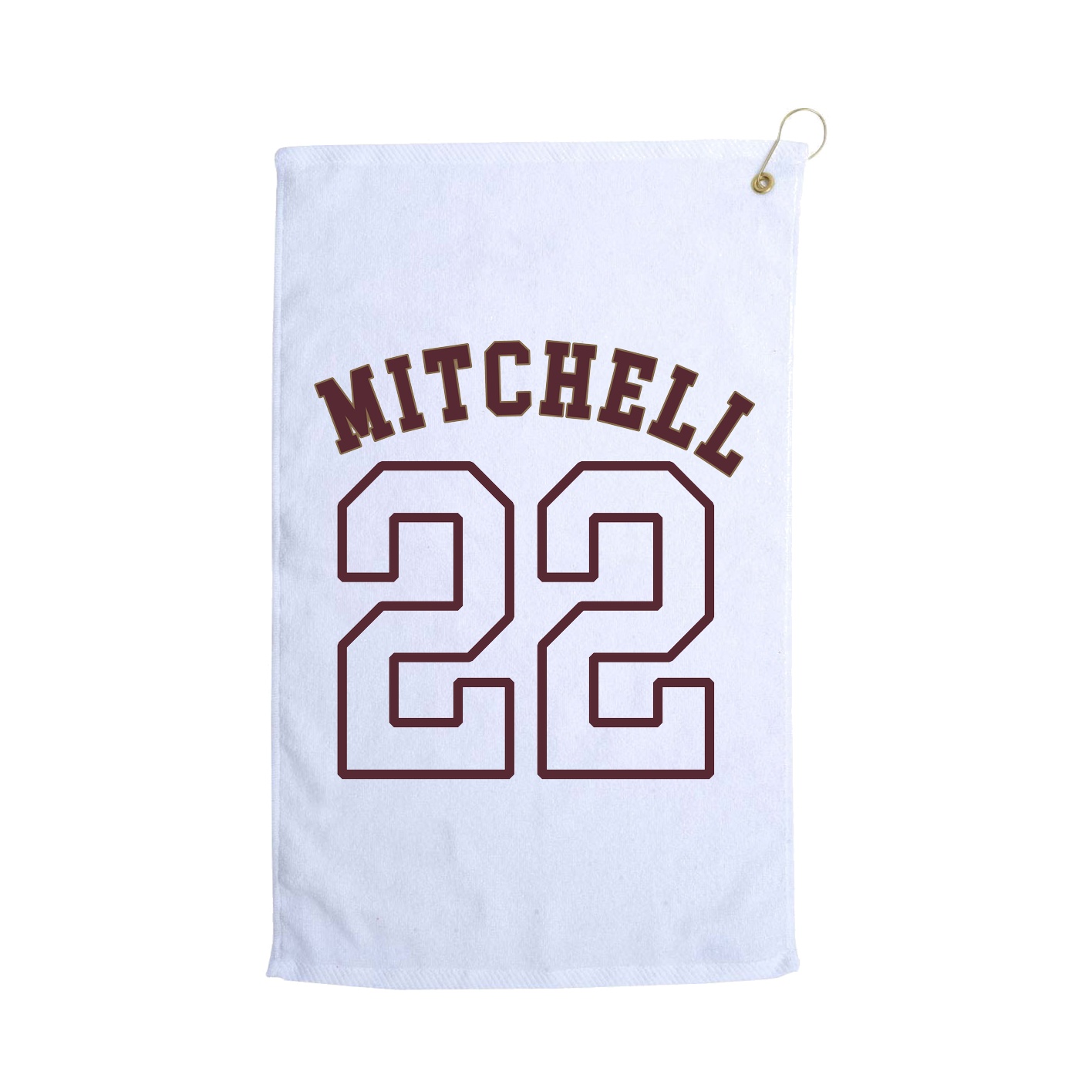 Golf Towel — Shirsey Arch in White