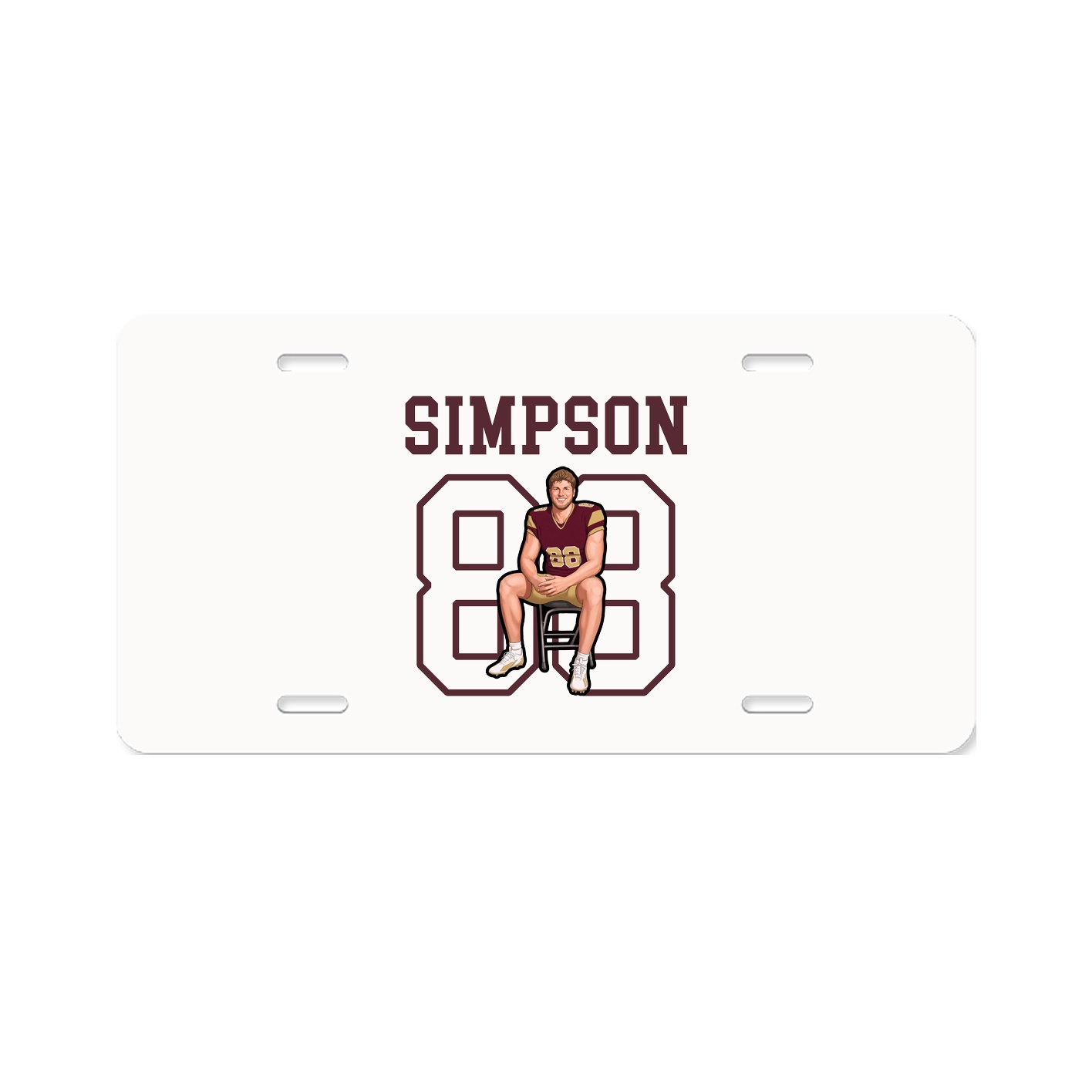 License Plate — Shirsey in Classic