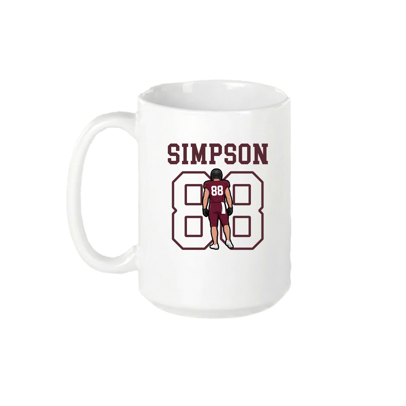 15oz Coffee Mug — Shirsey in White