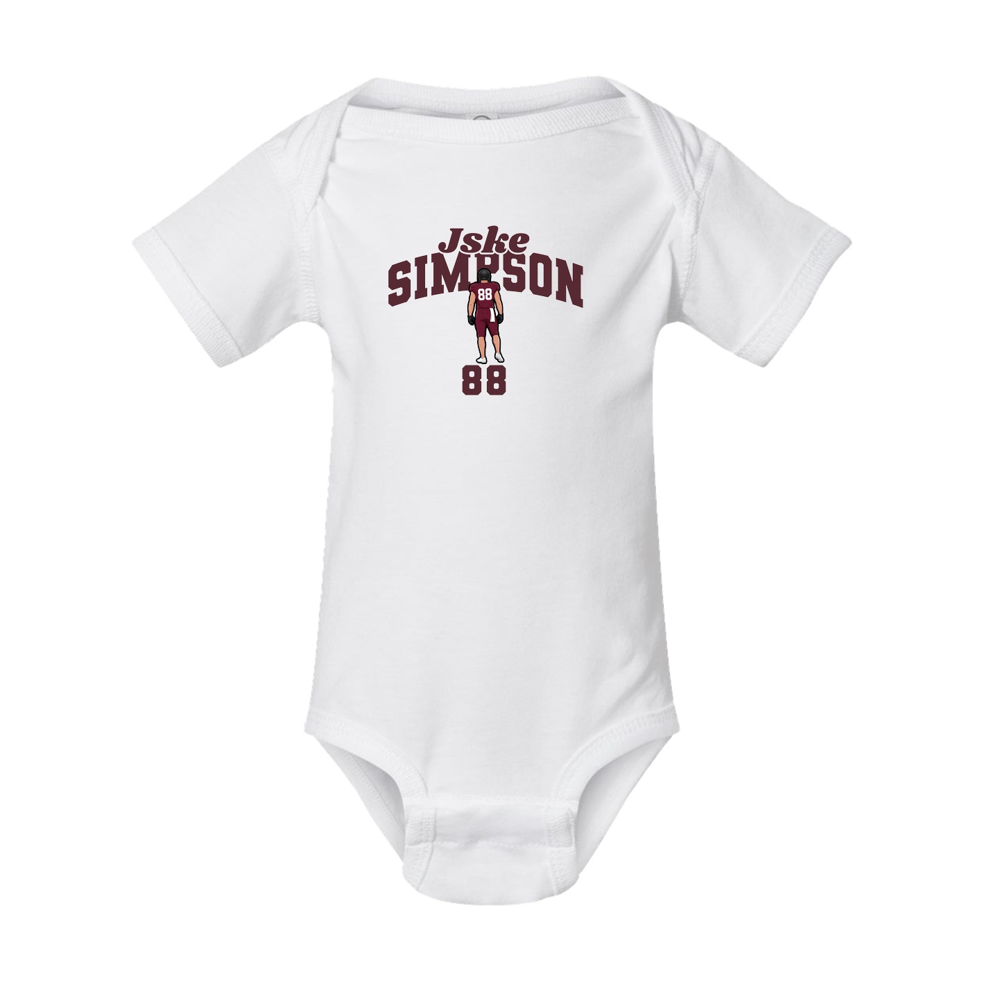 Baby Onesie — Signature Arch in White