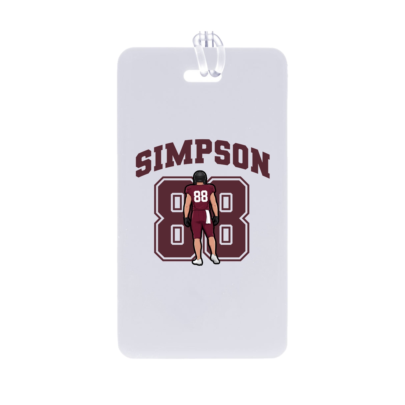 Bag Tag — Number in Classic