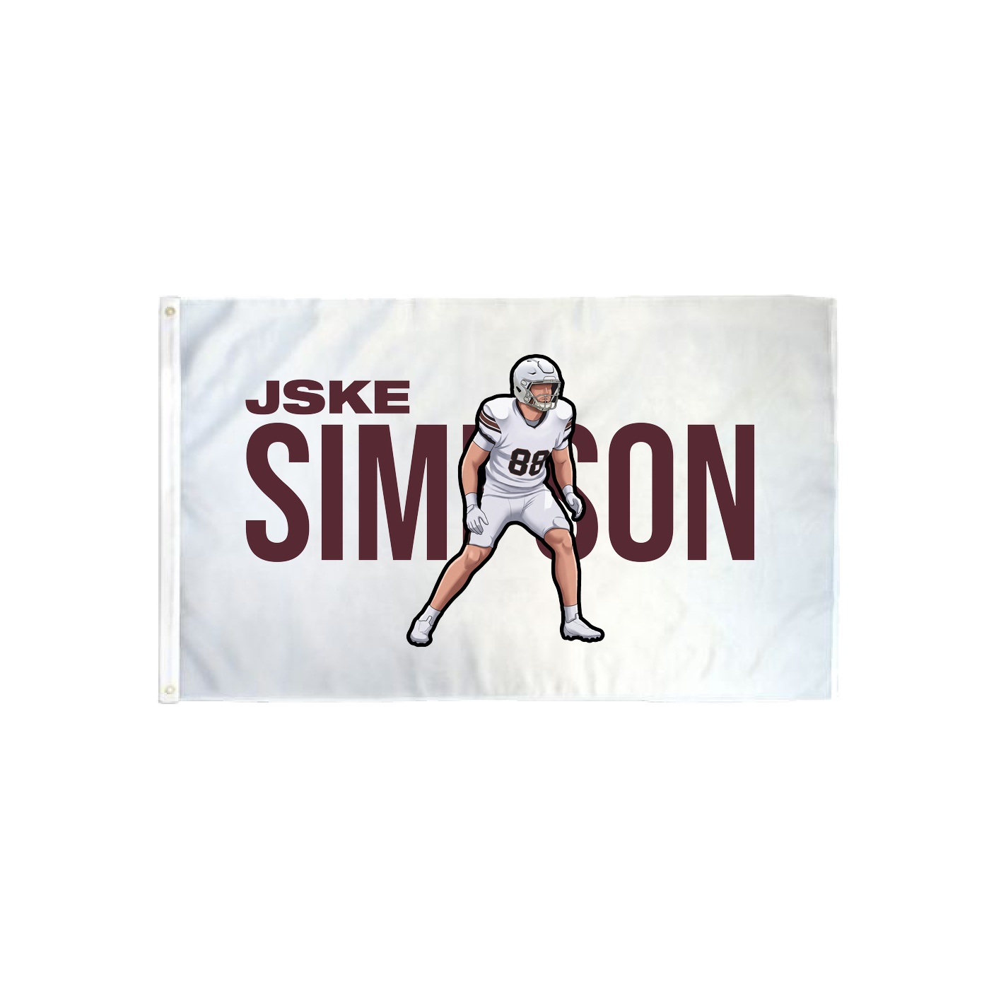 3x5 Flag — Player Name in Classic