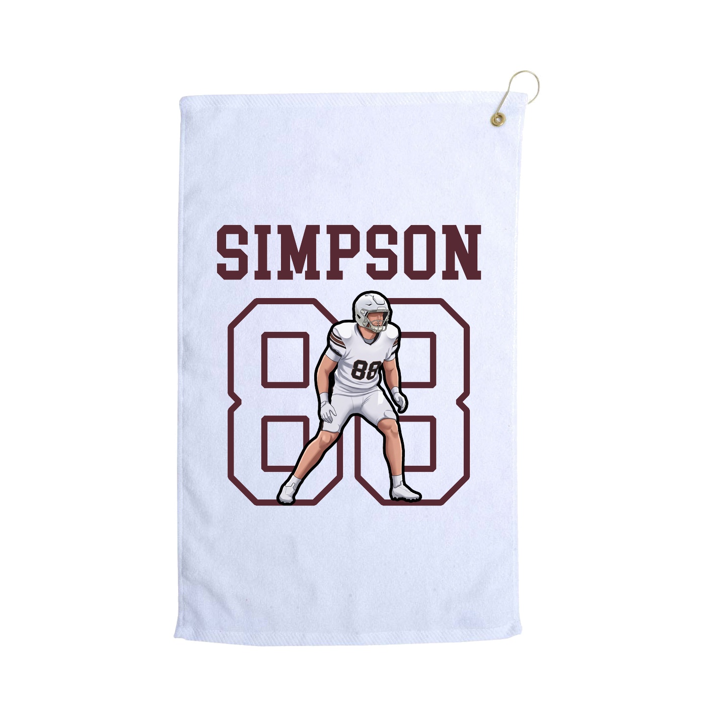 Golf Towel — Shirsey in White