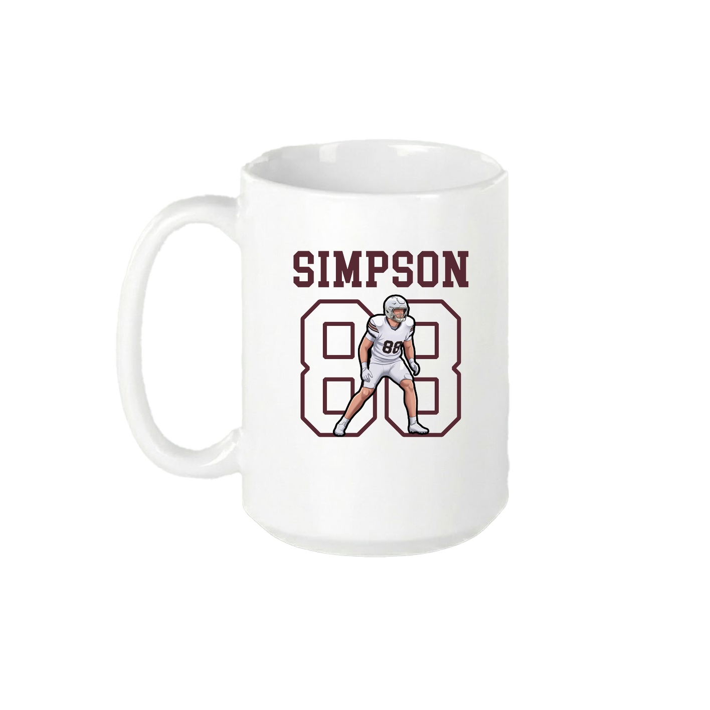 15oz Coffee Mug — Shirsey in White