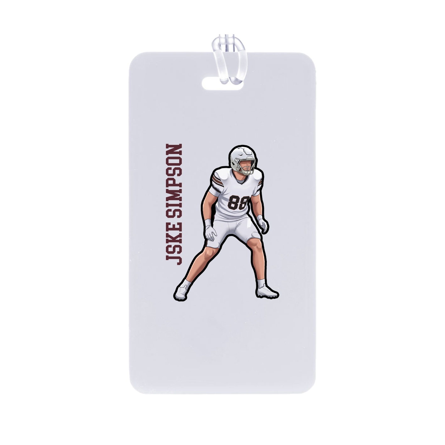 Bag Tag — Name Vertical in Classic