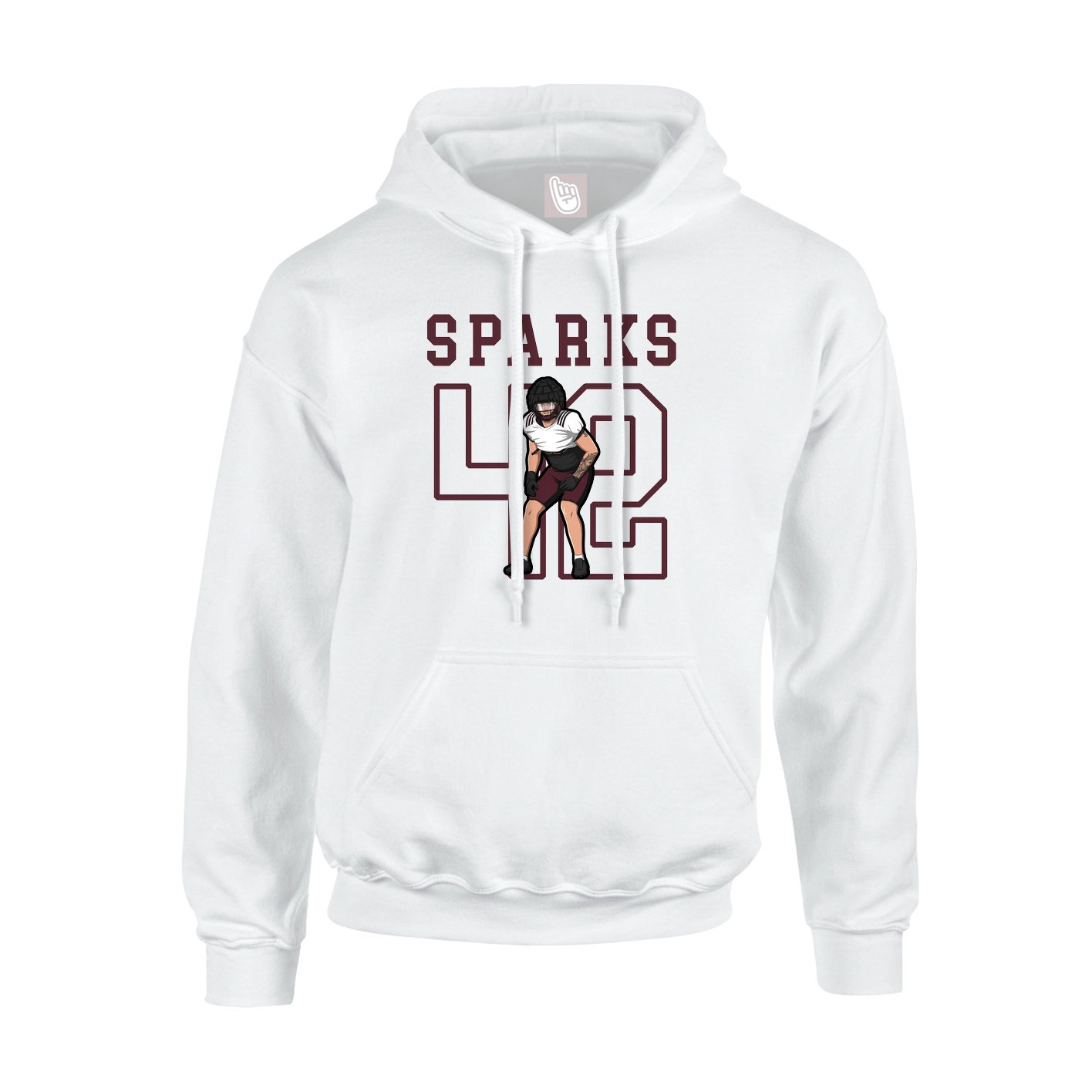 Youth Hoodie — Shirsey in White